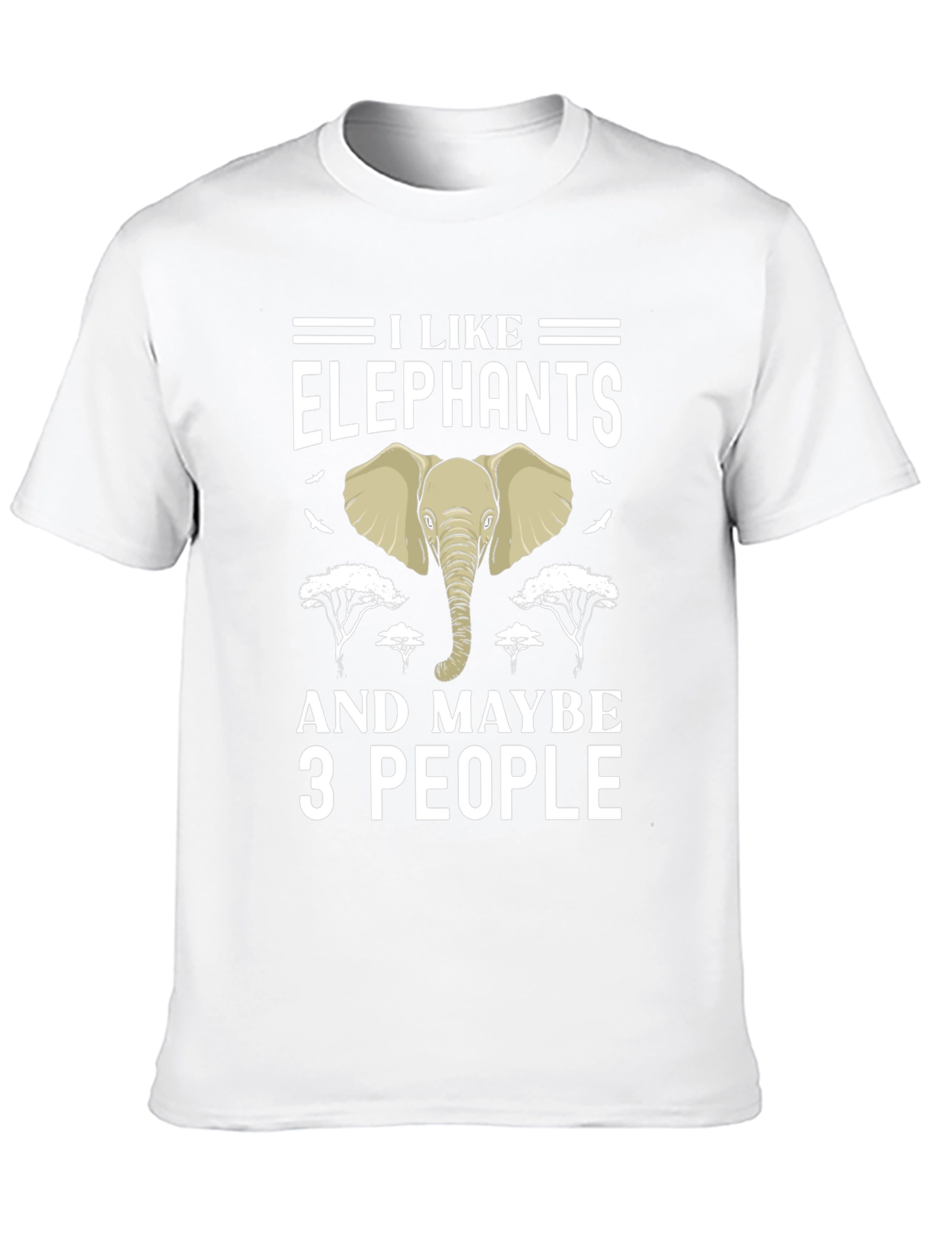 I Like Elephants and Maybe 3 People Graphic Tee