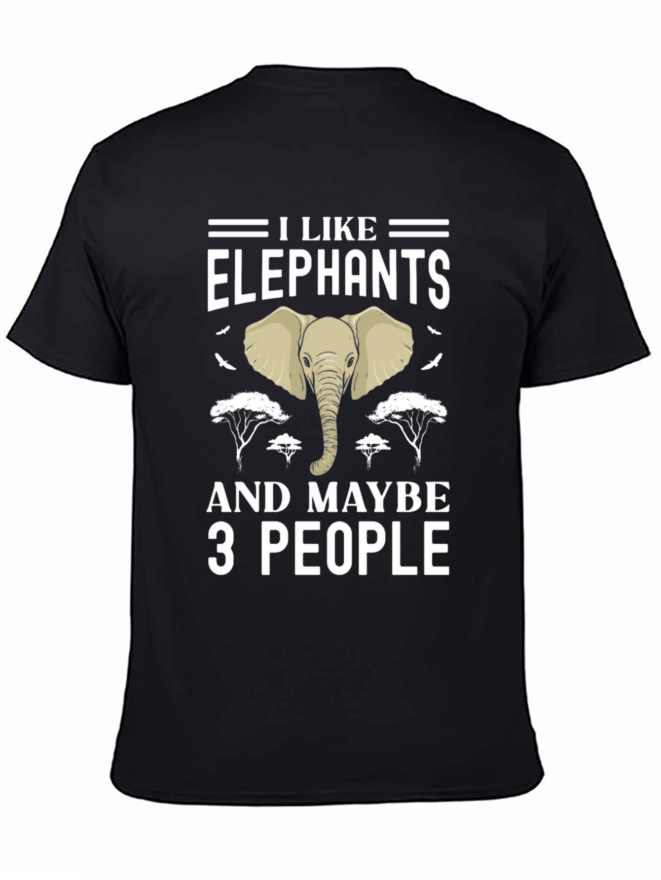 I Like Elephants and Maybe 3 People Graphic Tee