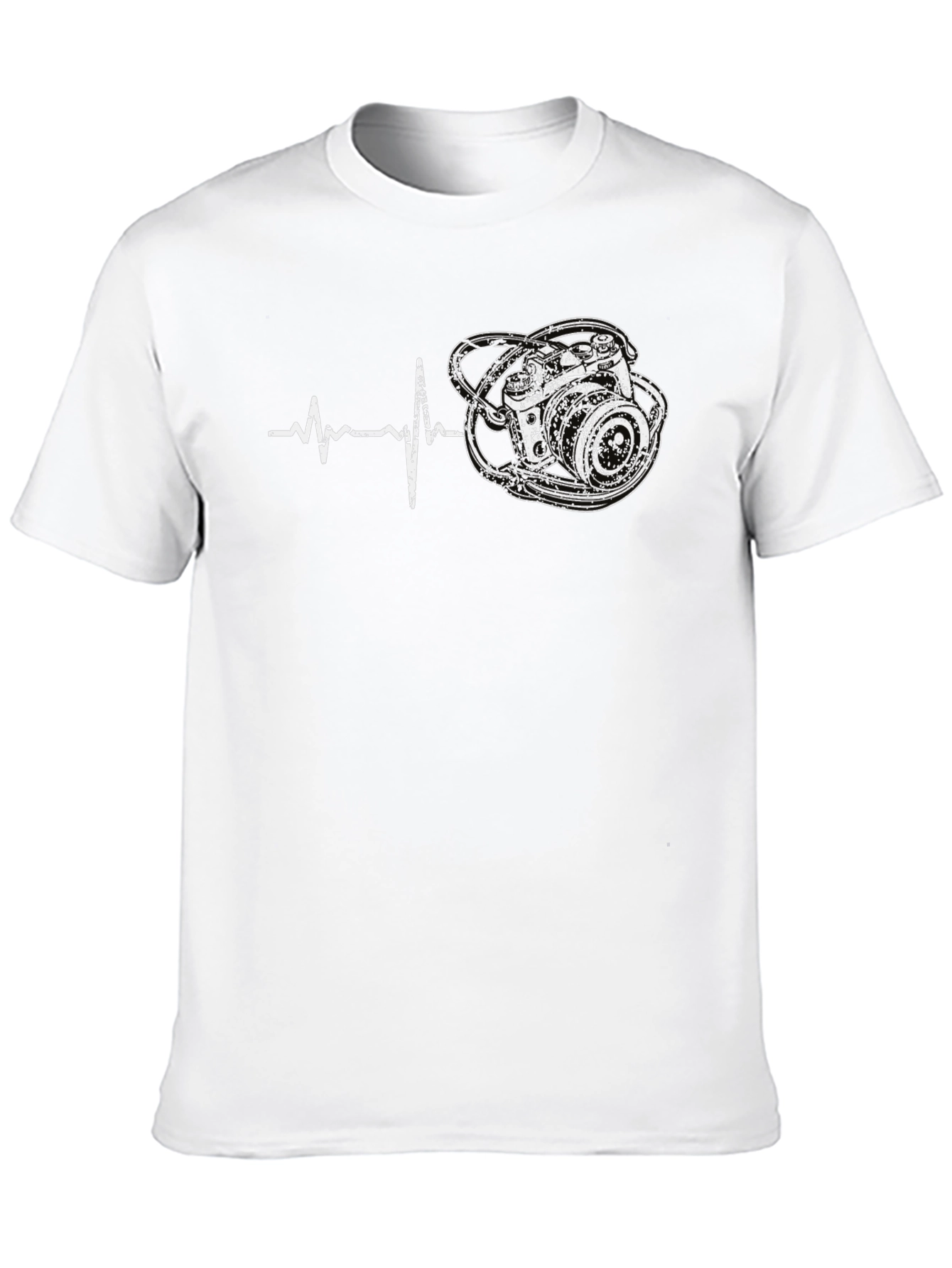 Camera Heartbeat Graphic Tee