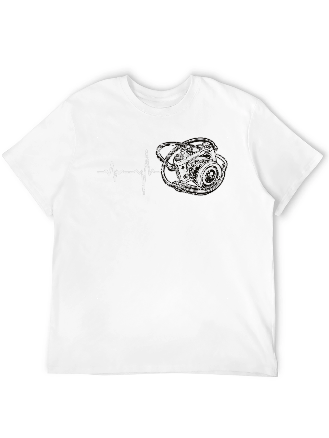 Camera Heartbeat Graphic Tee