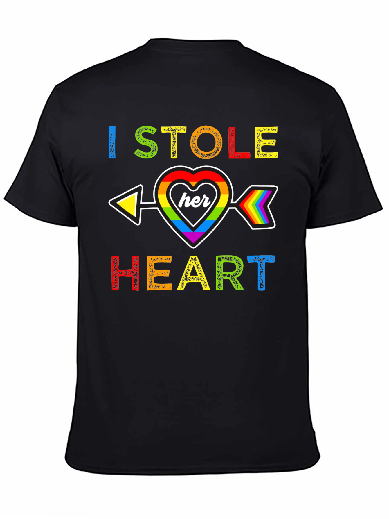 I Stole Her Heart Rainbow Pride T-Shirt