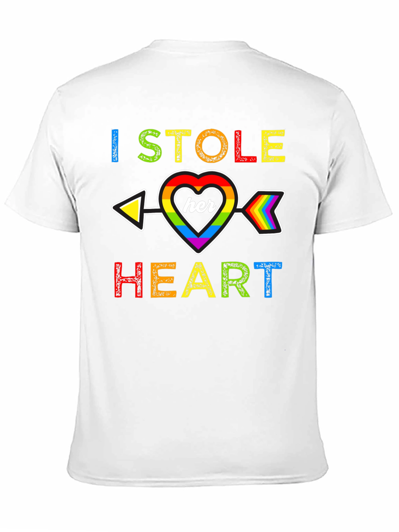 I Stole Her Heart Rainbow Pride T-Shirt