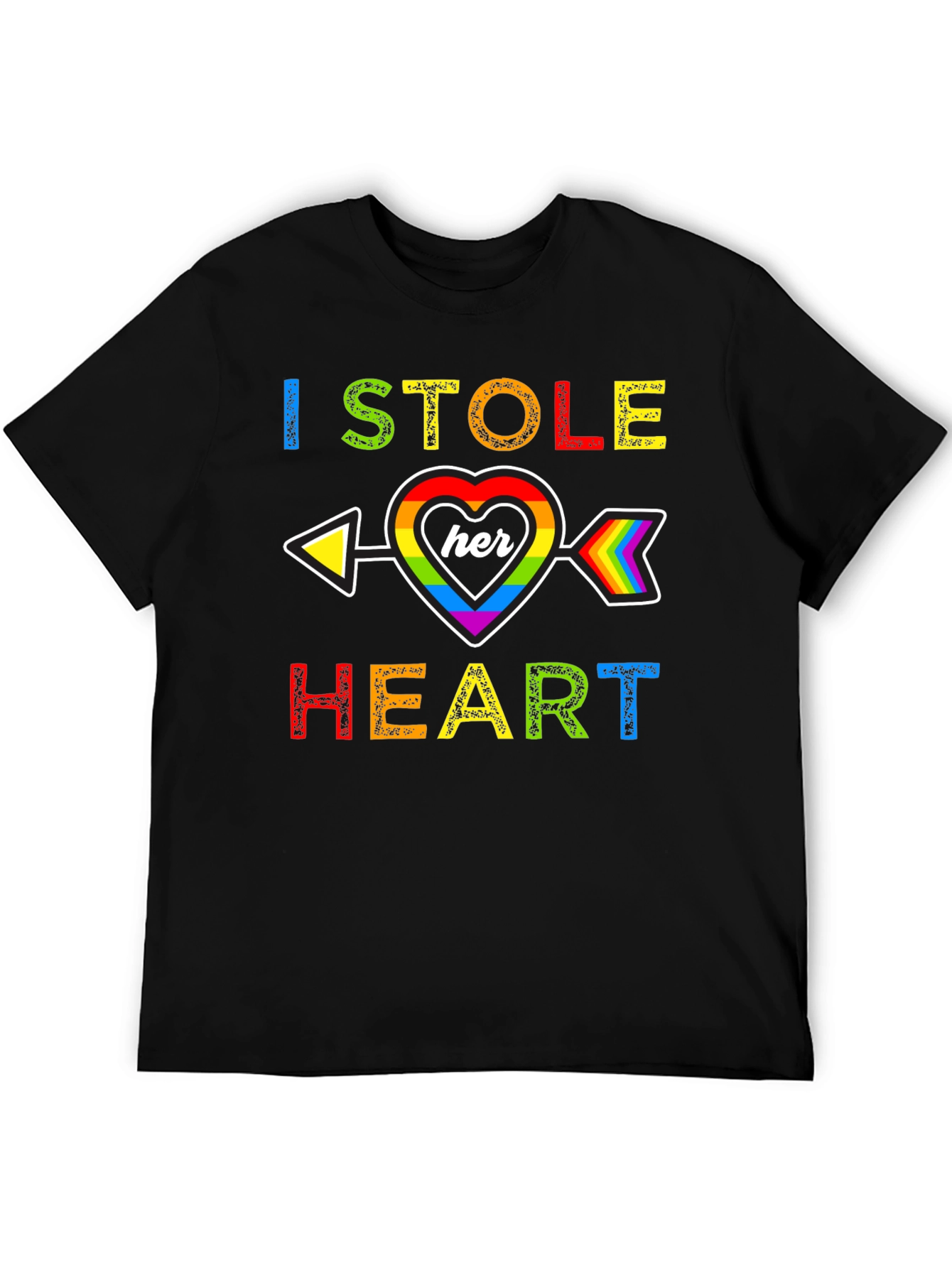 I Stole Her Heart Rainbow Pride T-Shirt
