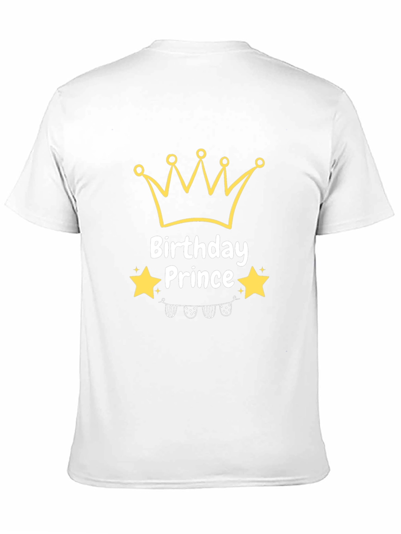 Birthday Prince Graphic T-Shirt - Black