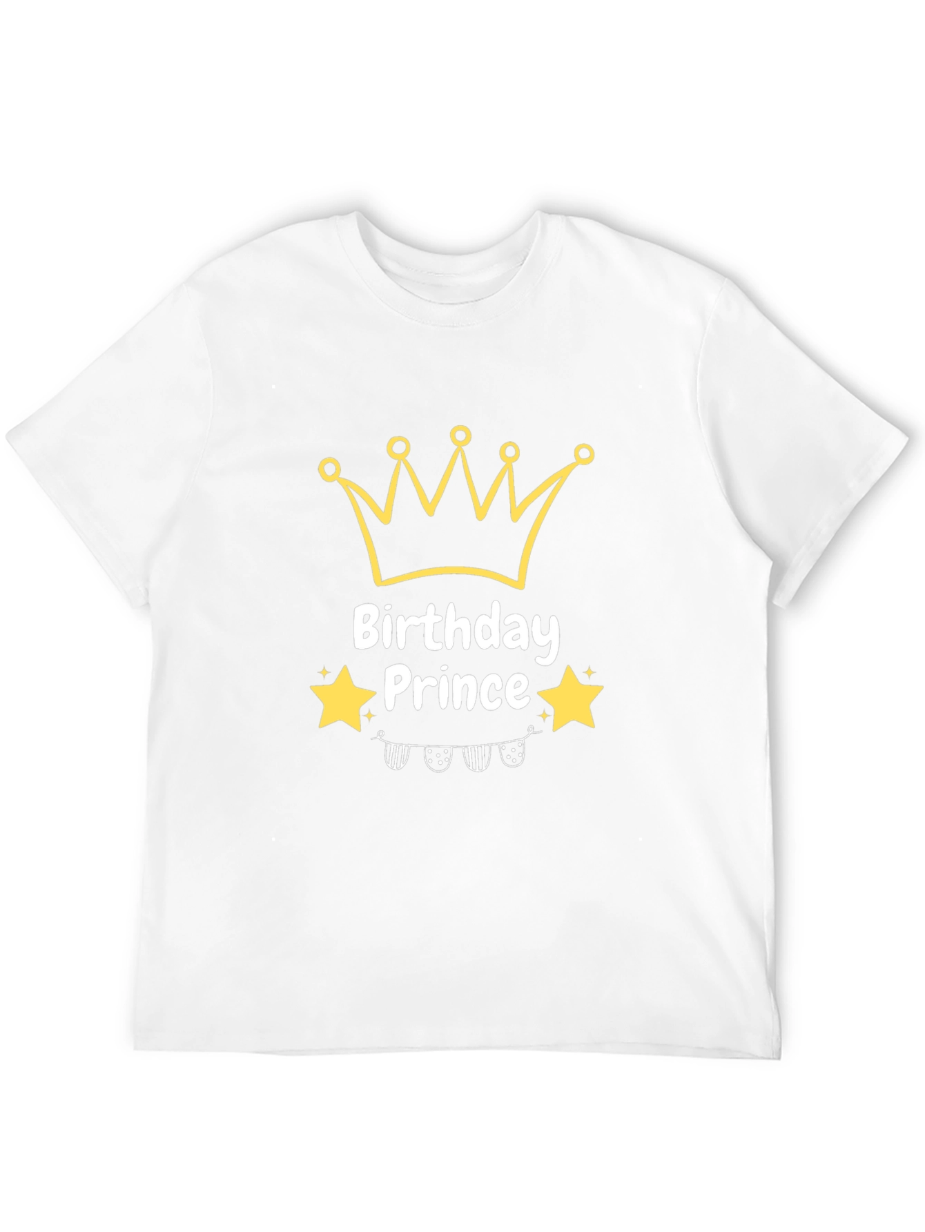 Birthday Prince Graphic T-Shirt - Black