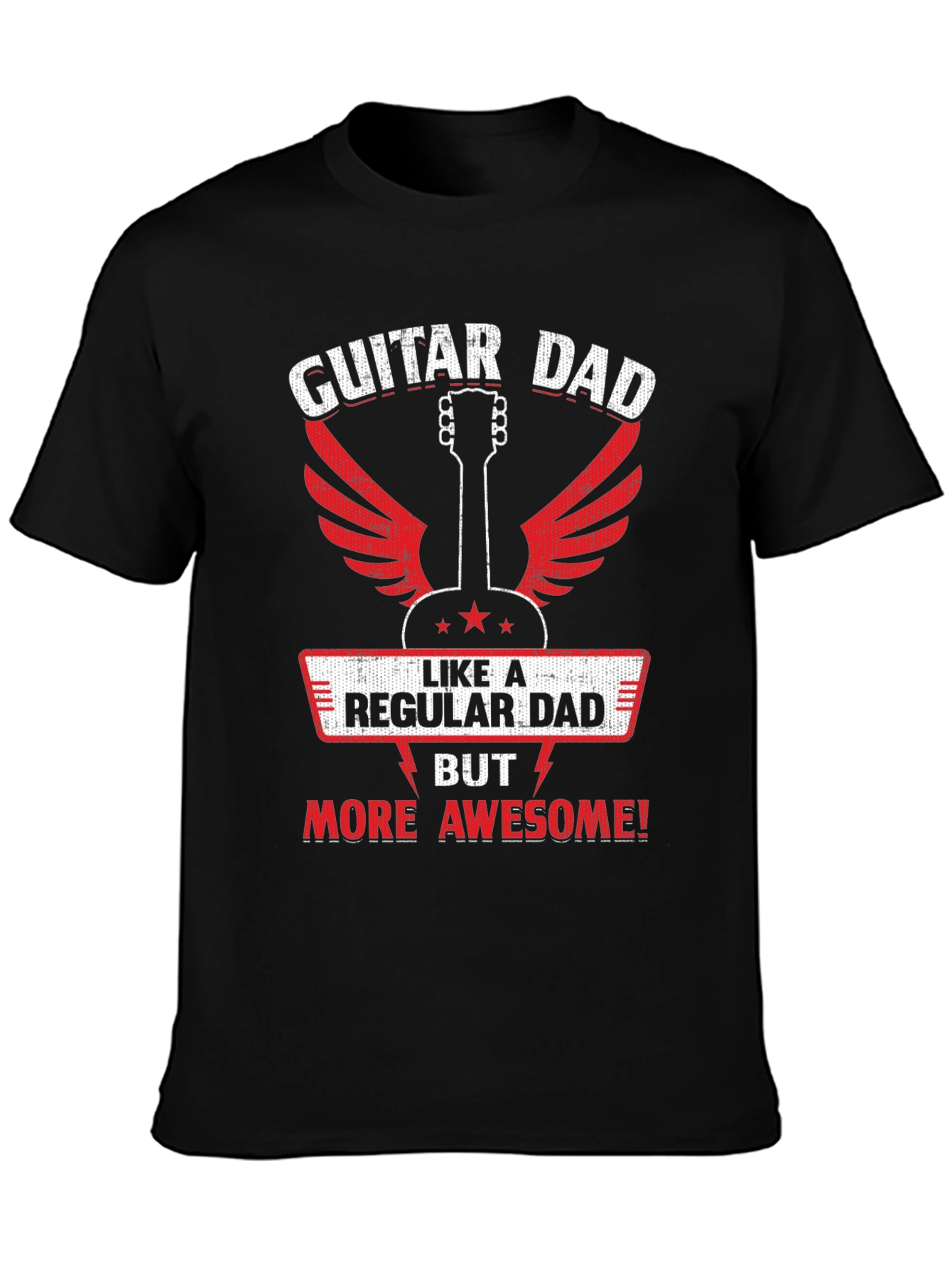 Guitar Dad Awesome Graphic T-Shirt