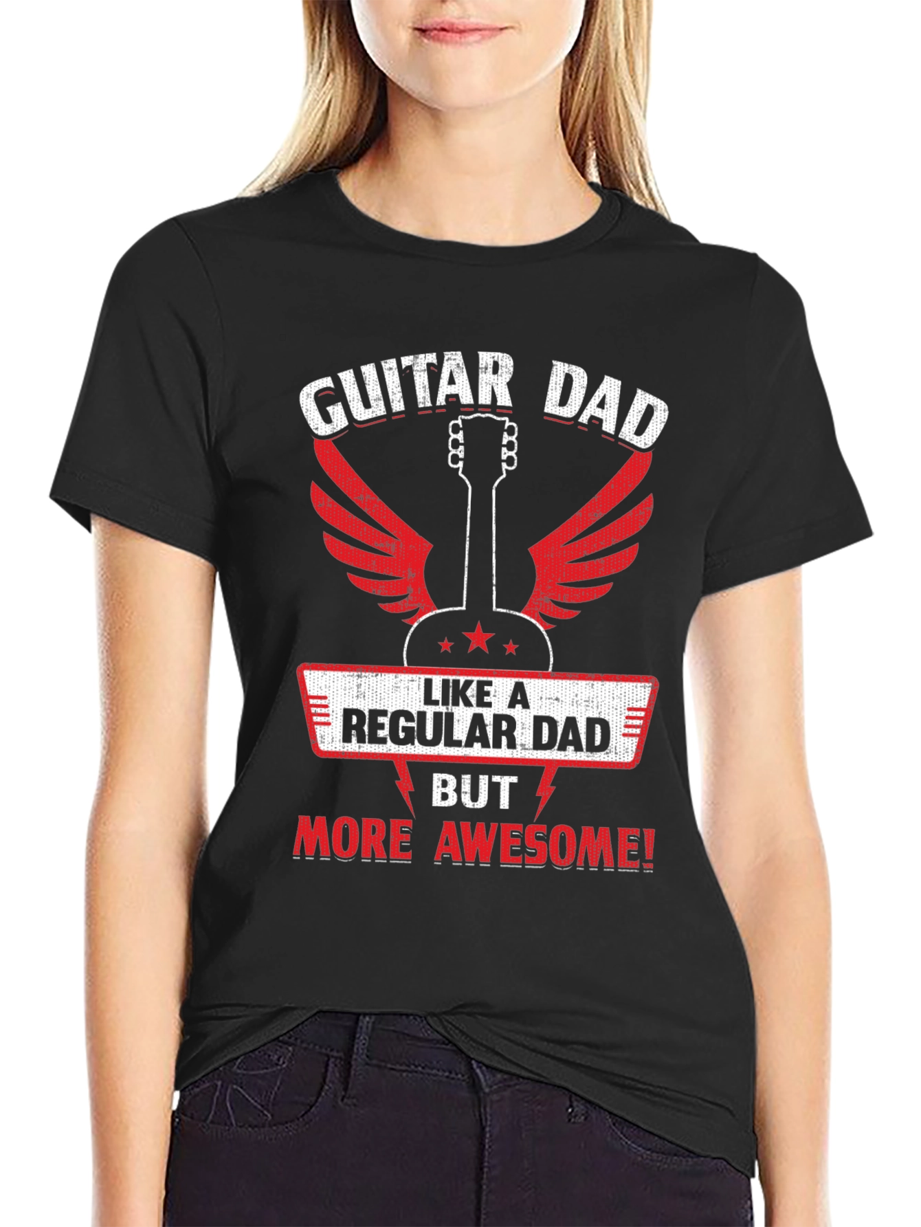 Guitar Dad Awesome Graphic T-Shirt