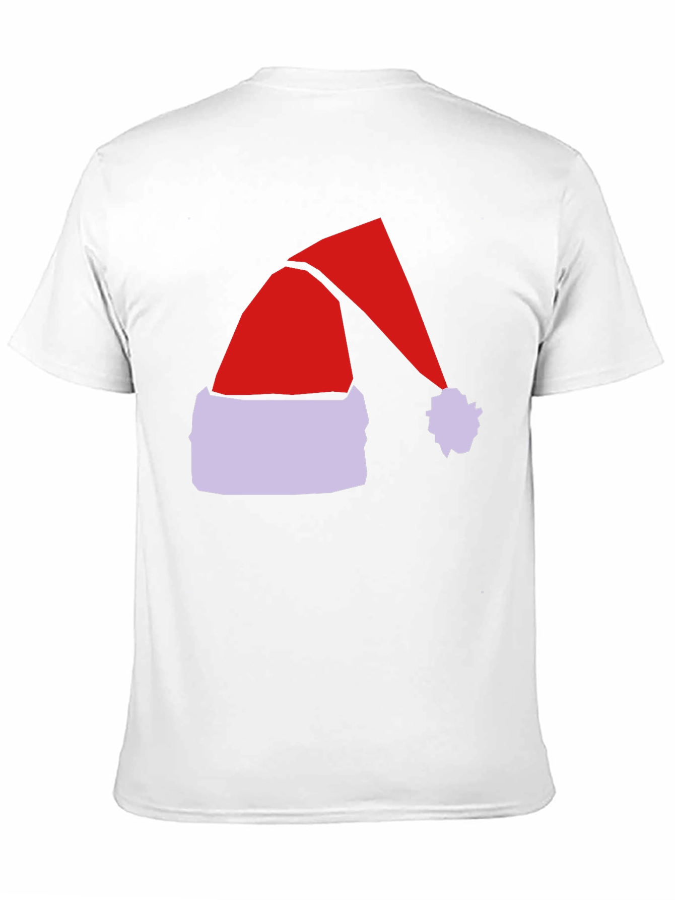 Festive Santa Hat Graphic Tee - Holiday Spirit!