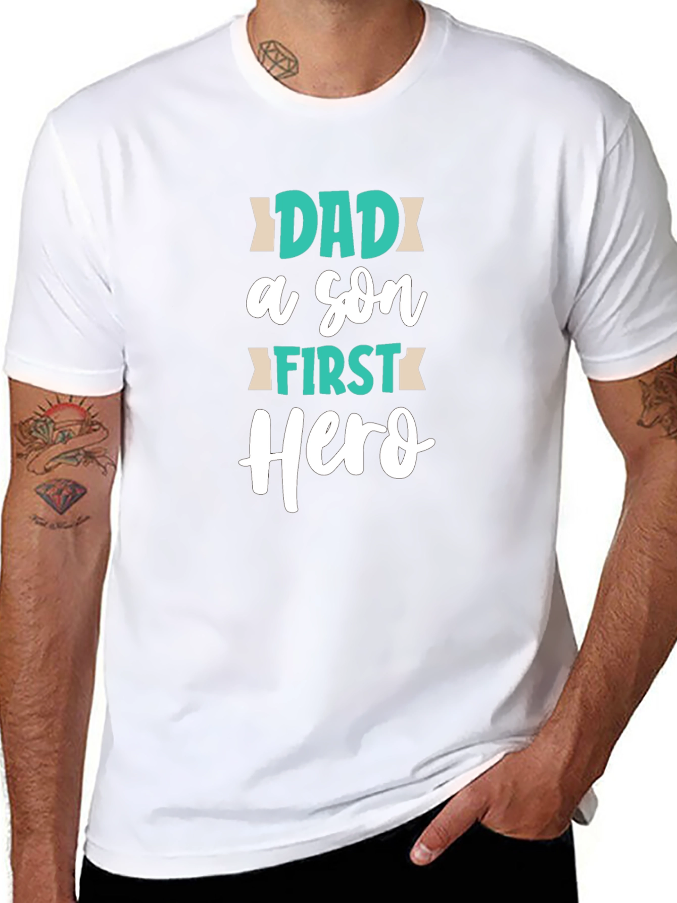 Dad First Hero T-Shirt