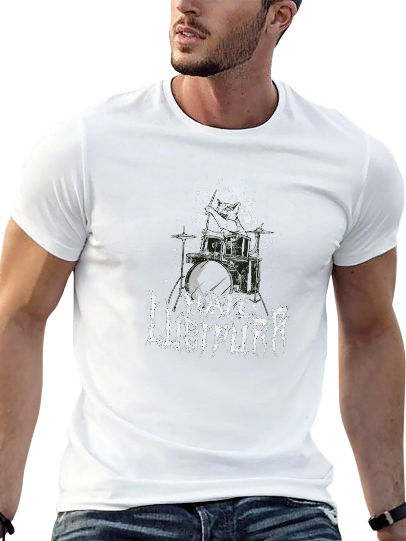 Hail Lucipurr Black T-Shirt