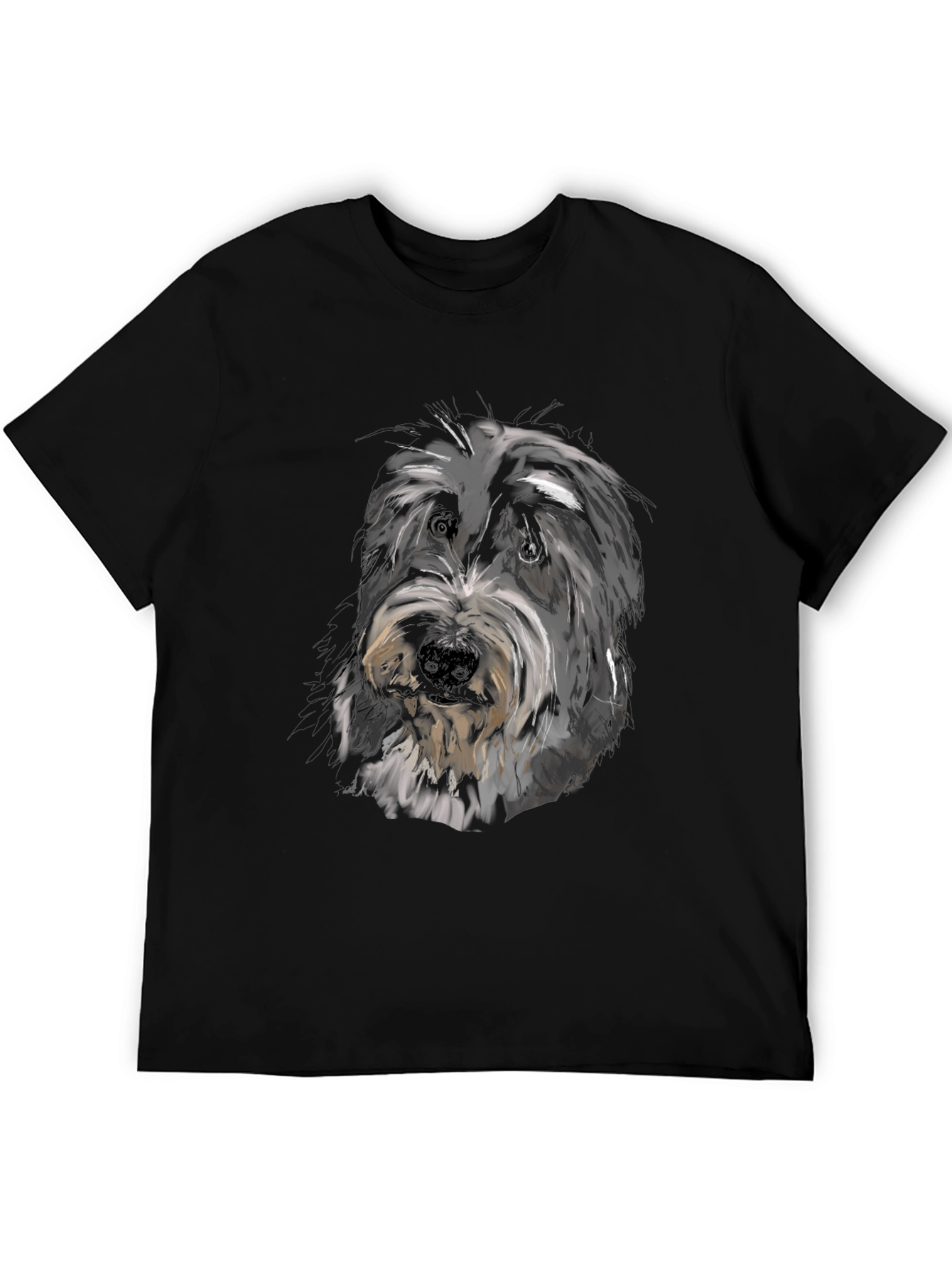 Dog Breed Portrait Graphic T-Shirt - Unisex