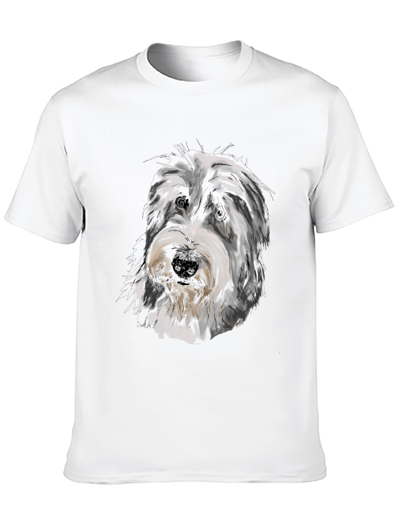 Dog Breed Portrait Graphic T-Shirt - Unisex