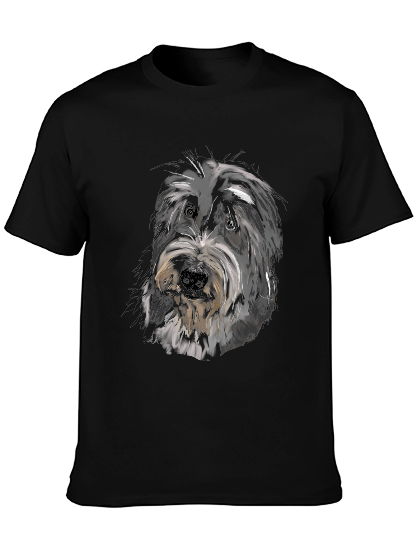 Dog Breed Portrait Graphic T-Shirt - Unisex