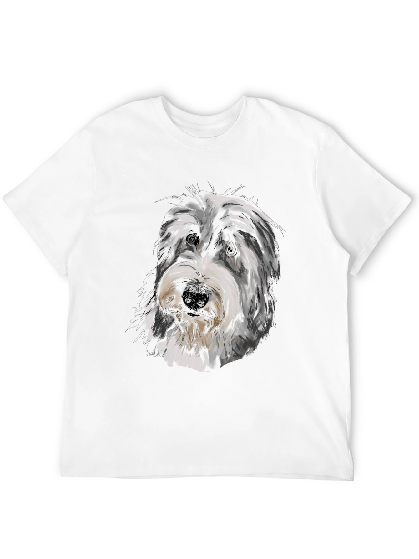 Dog Breed Portrait Graphic T-Shirt - Unisex