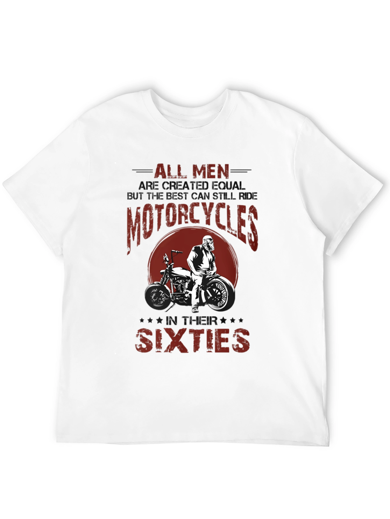 All Men Motorcycle Graphic T-Shirt