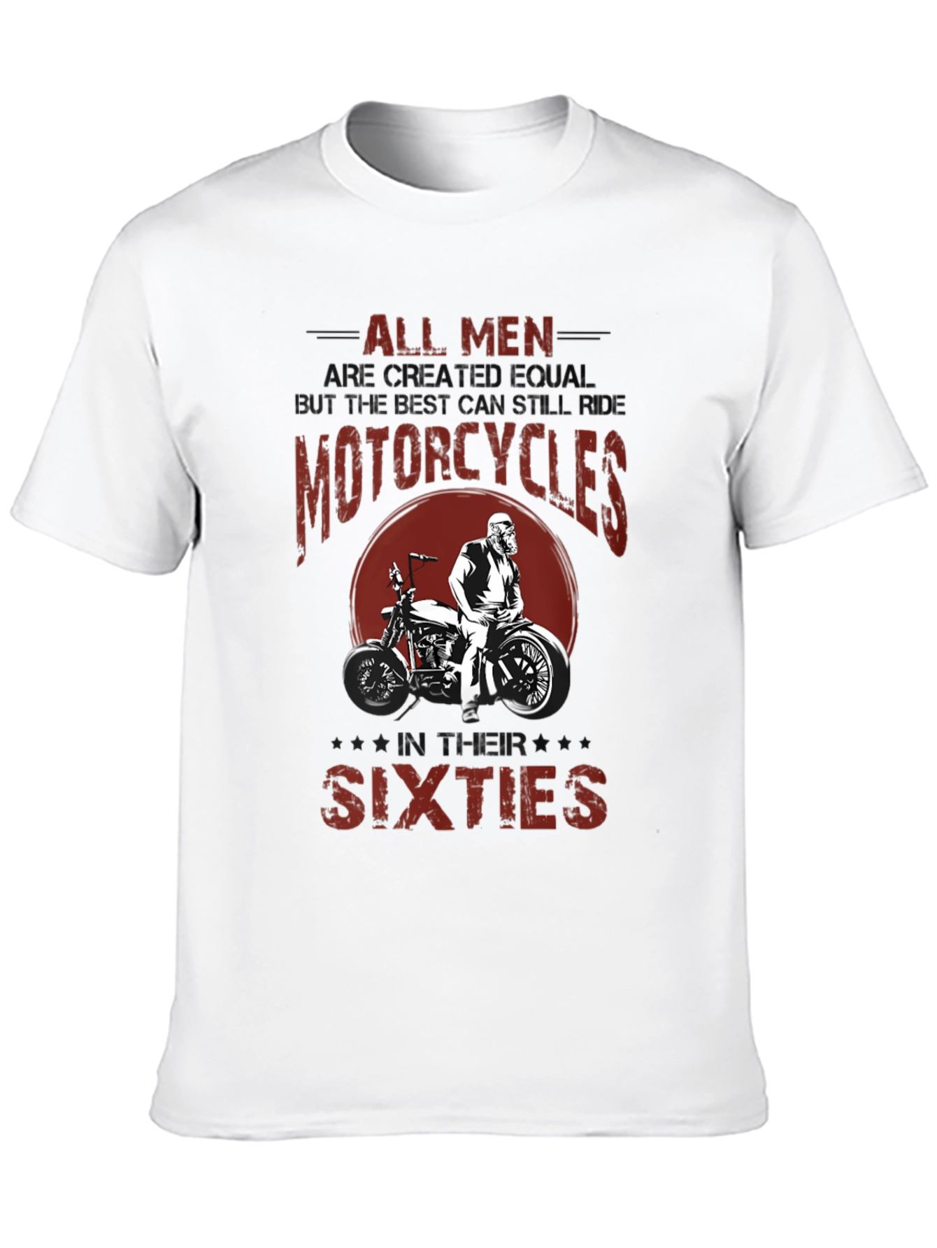 All Men Motorcycle Graphic T-Shirt