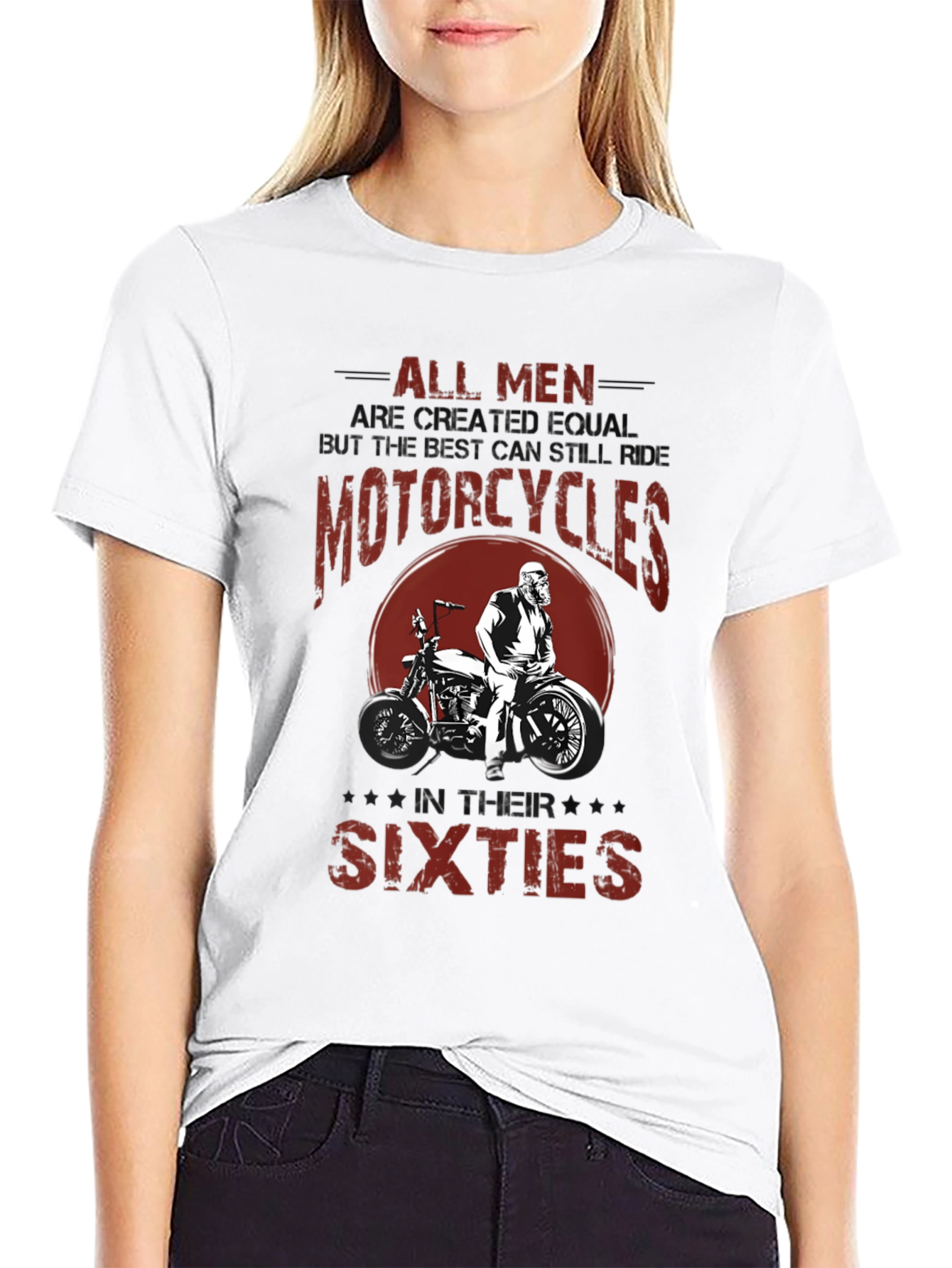 All Men Motorcycle Graphic T-Shirt