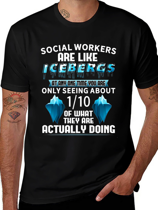 Social Worker Iceberg T-Shirt - Unisex Design