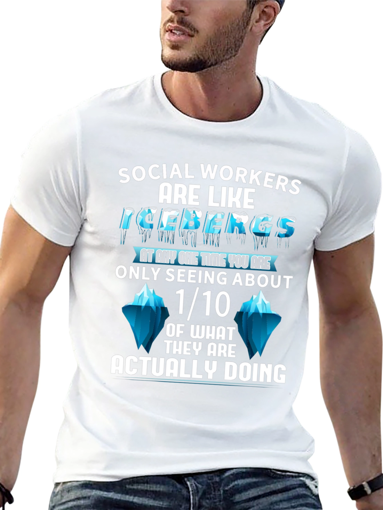 Social Worker Iceberg T-Shirt - Unisex Design