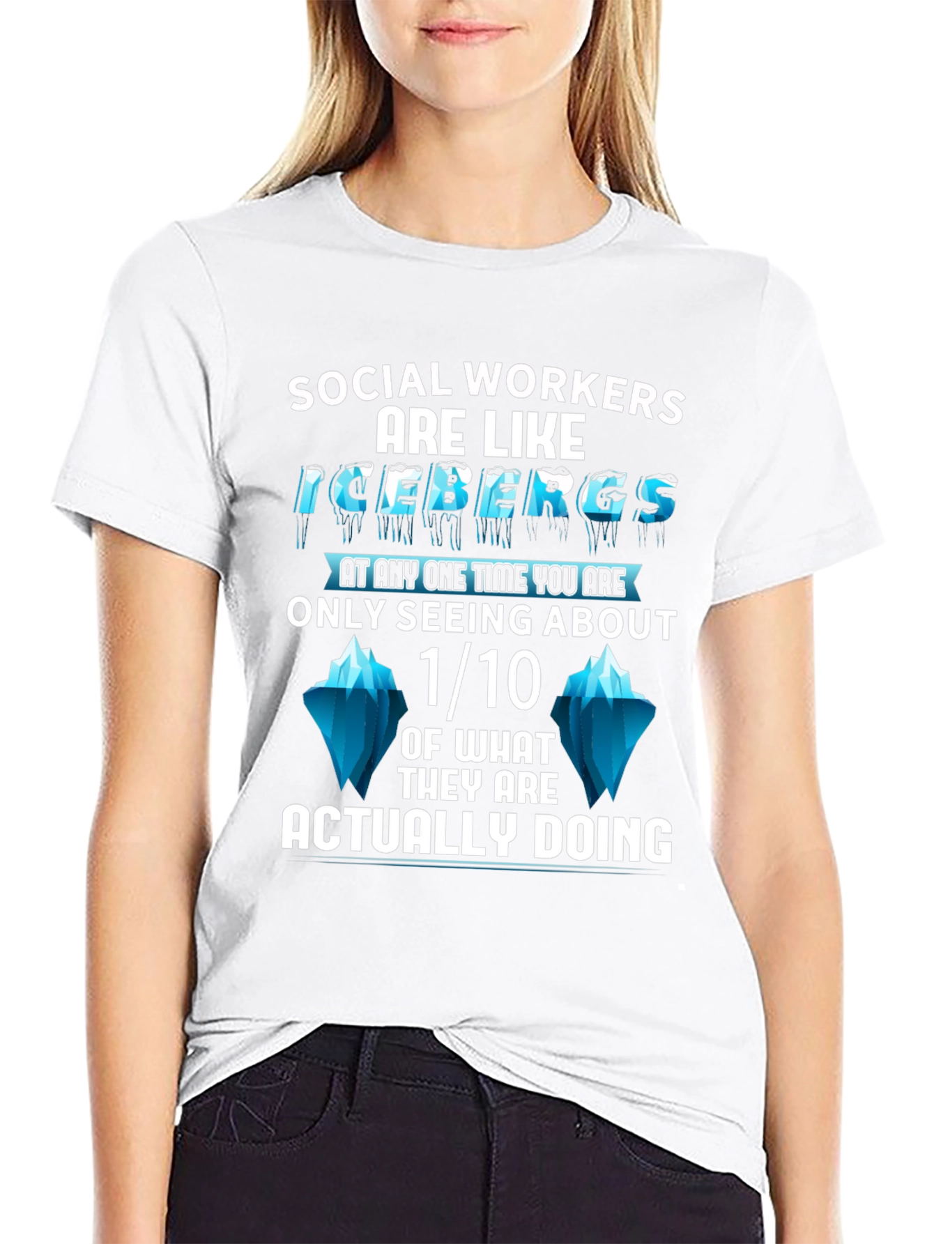 Social Worker Iceberg T-Shirt - Unisex Design
