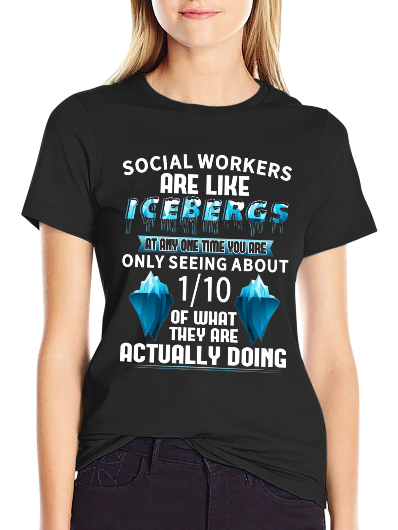 Social Worker Iceberg T-Shirt - Unisex Design