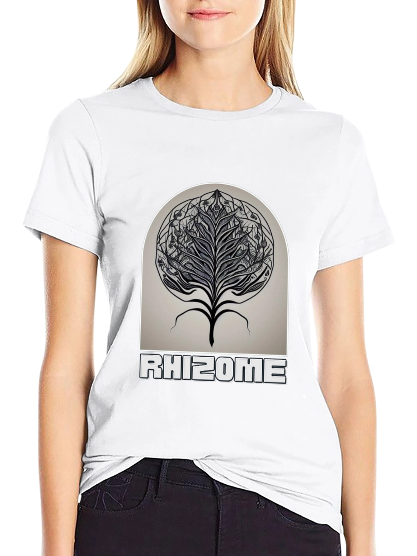 Rhizome Graphic Tee - Black