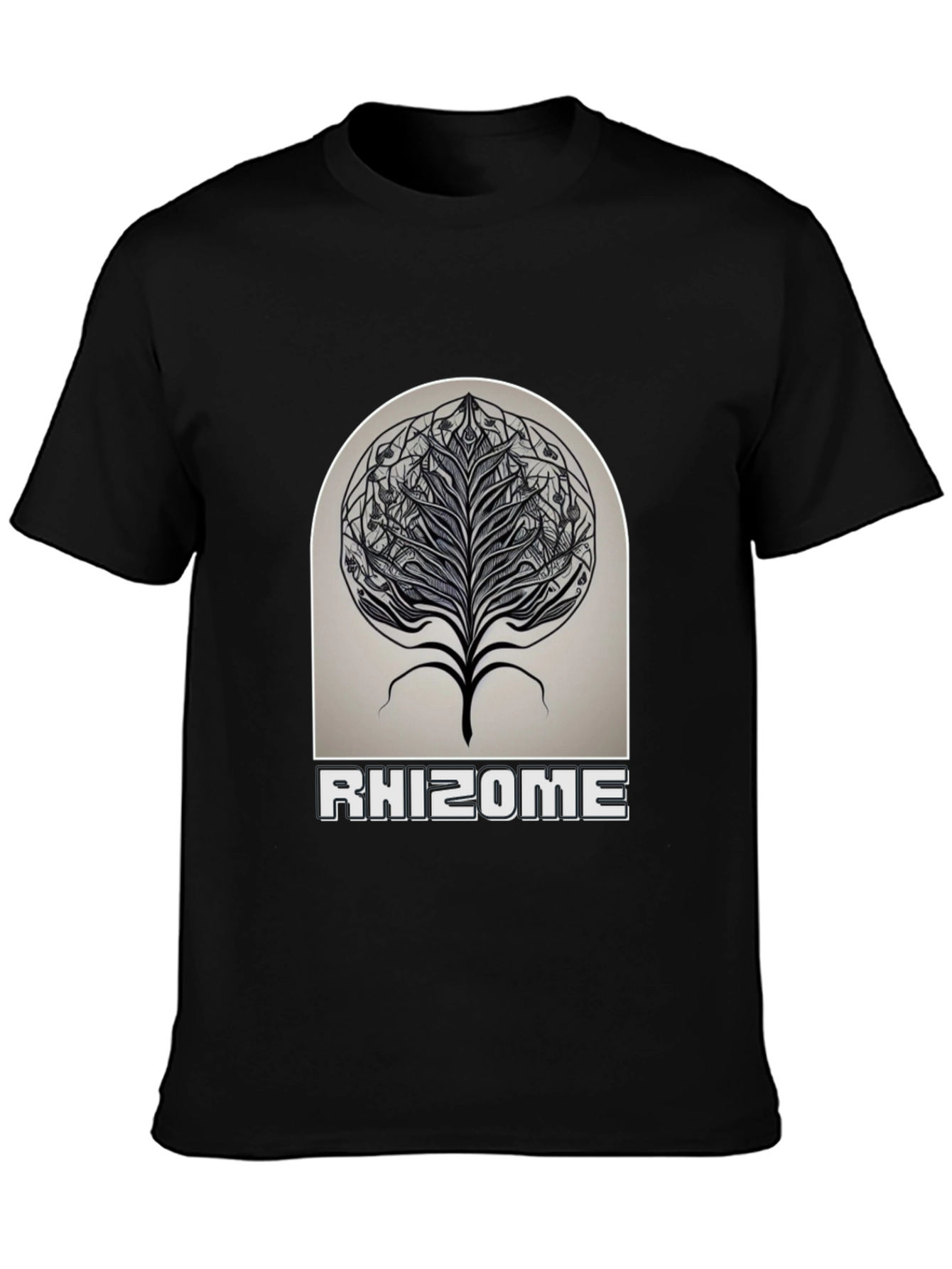 Rhizome Graphic Tee - Black
