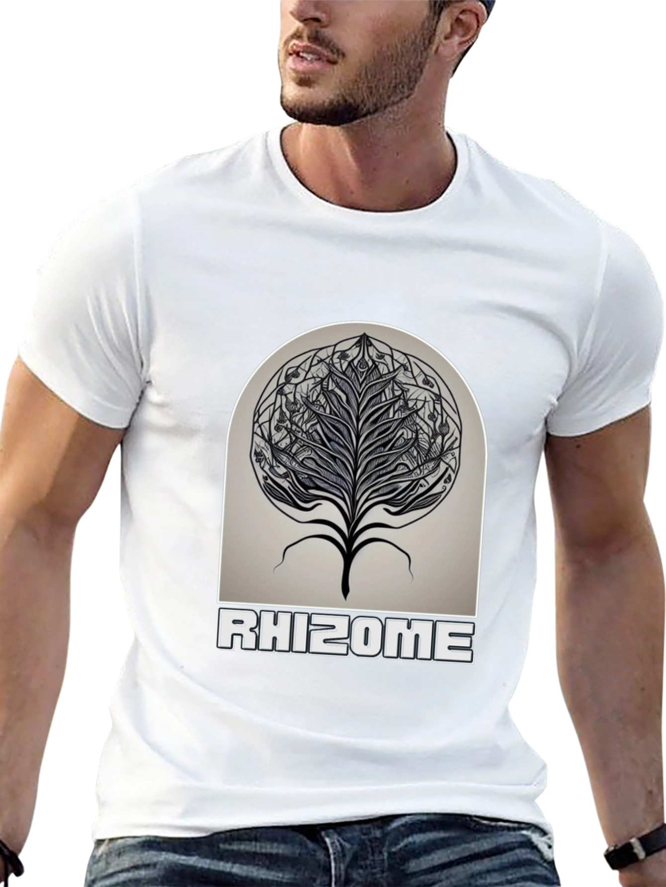 Rhizome Graphic Tee - Black