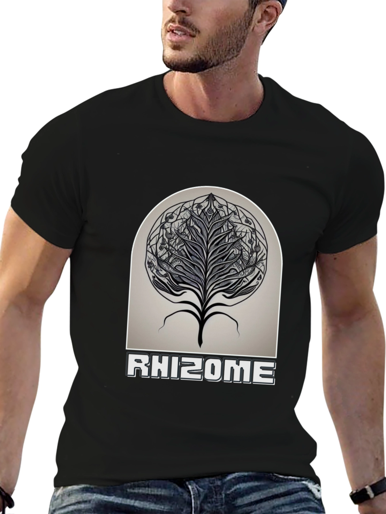 Rhizome Graphic Tee - Black