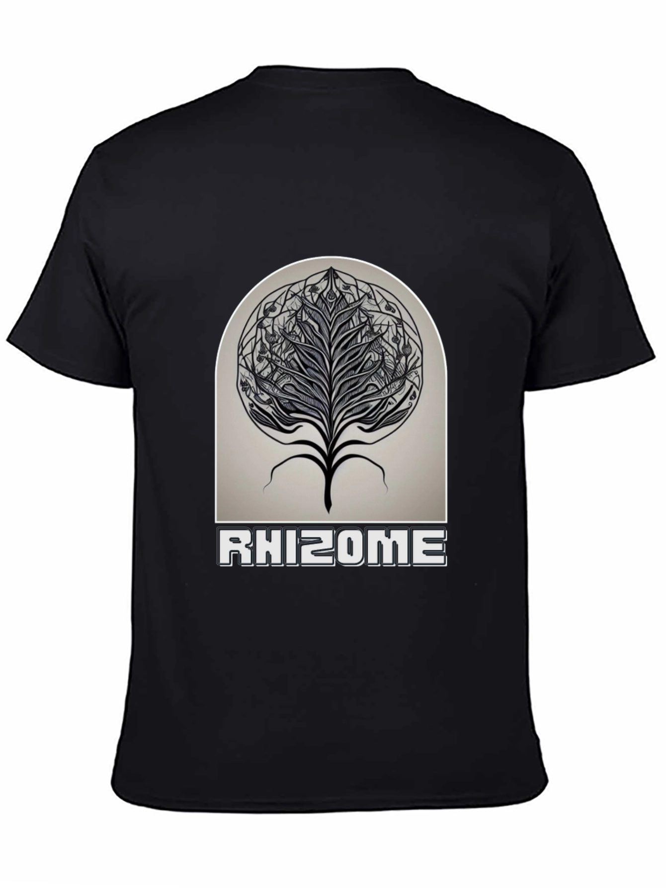 Rhizome Graphic Tee - Black
