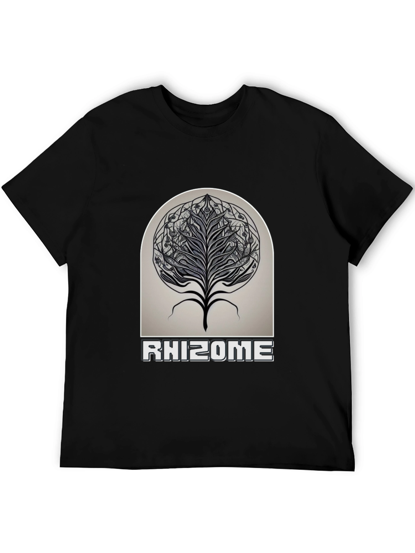 Rhizome Graphic Tee - Black