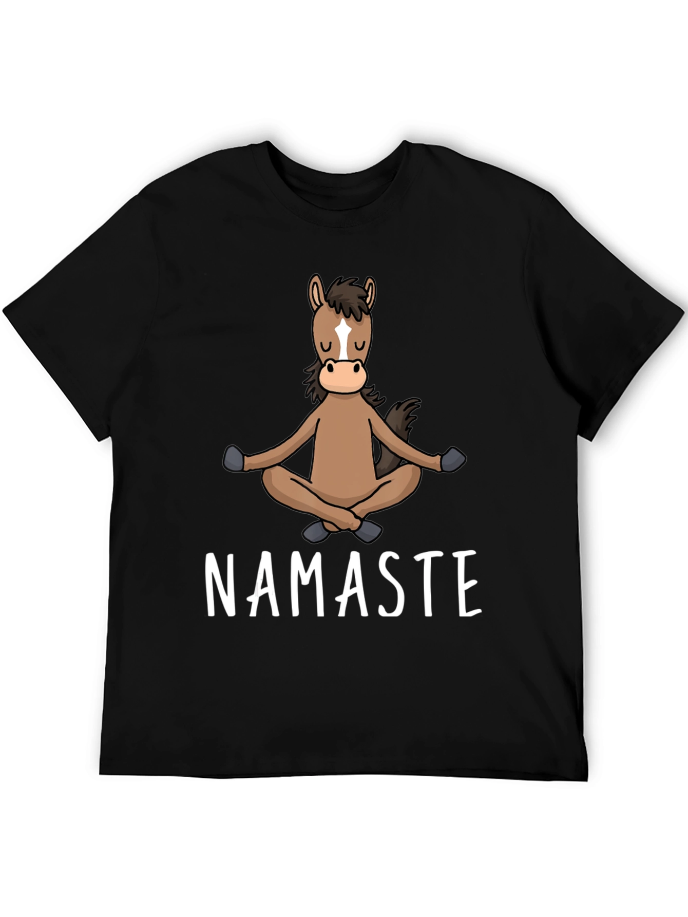 Namaste Horse T-Shirt: Meditating Equine Tee