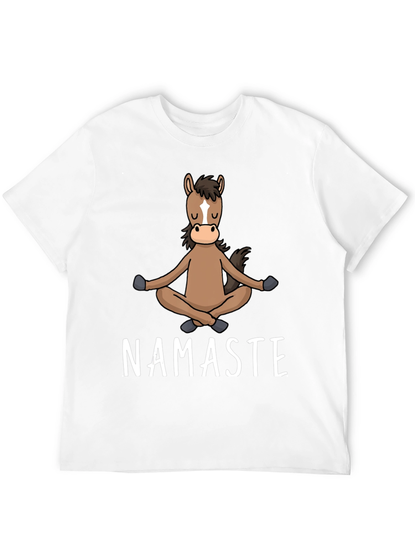 Namaste Horse T-Shirt: Meditating Equine Tee