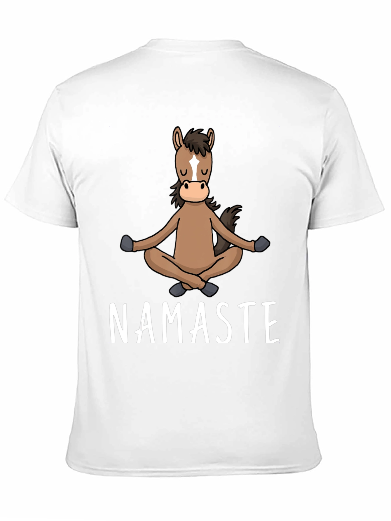 Namaste Horse T-Shirt: Meditating Equine Tee