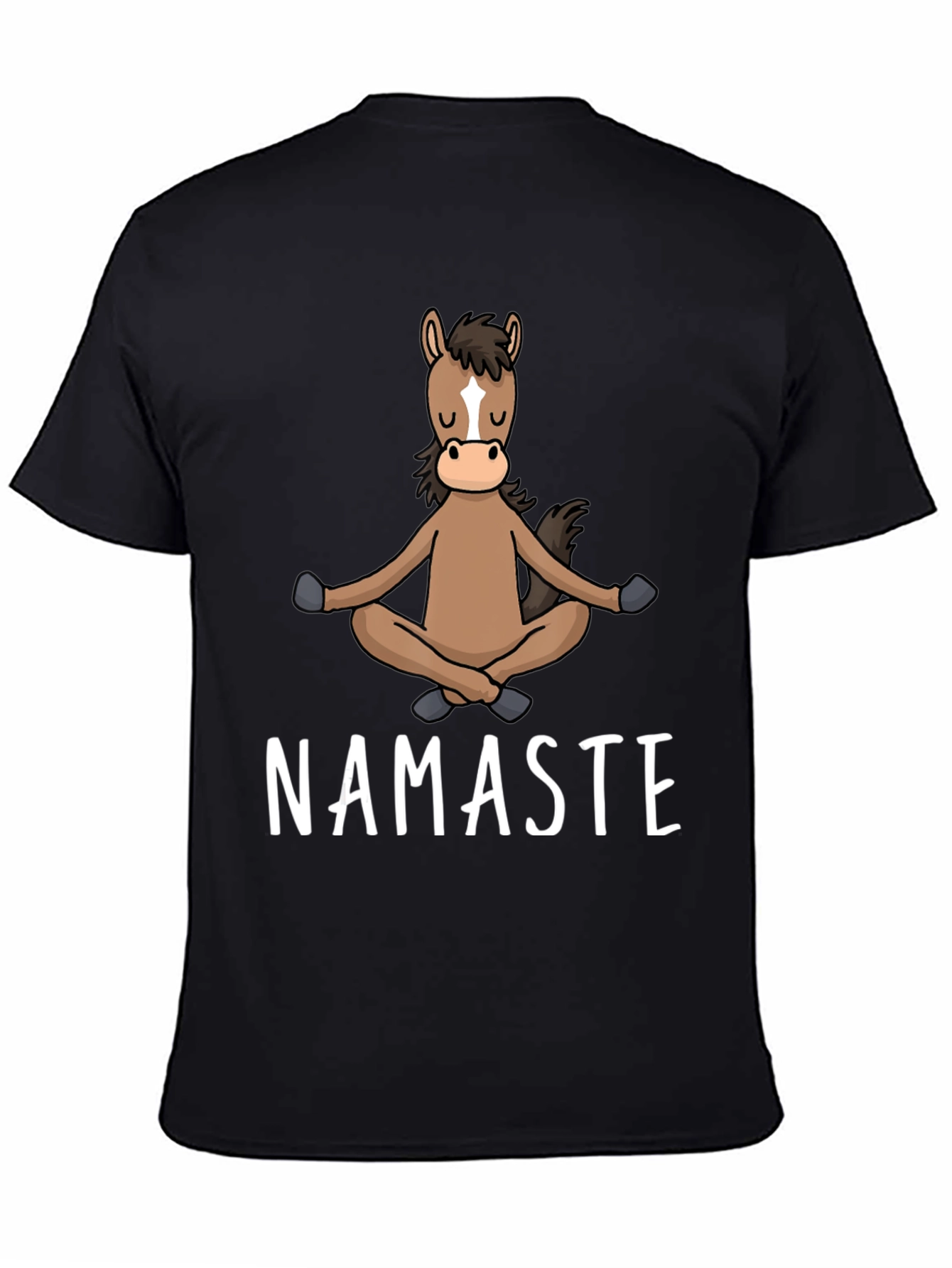 Namaste Horse T-Shirt: Meditating Equine Tee