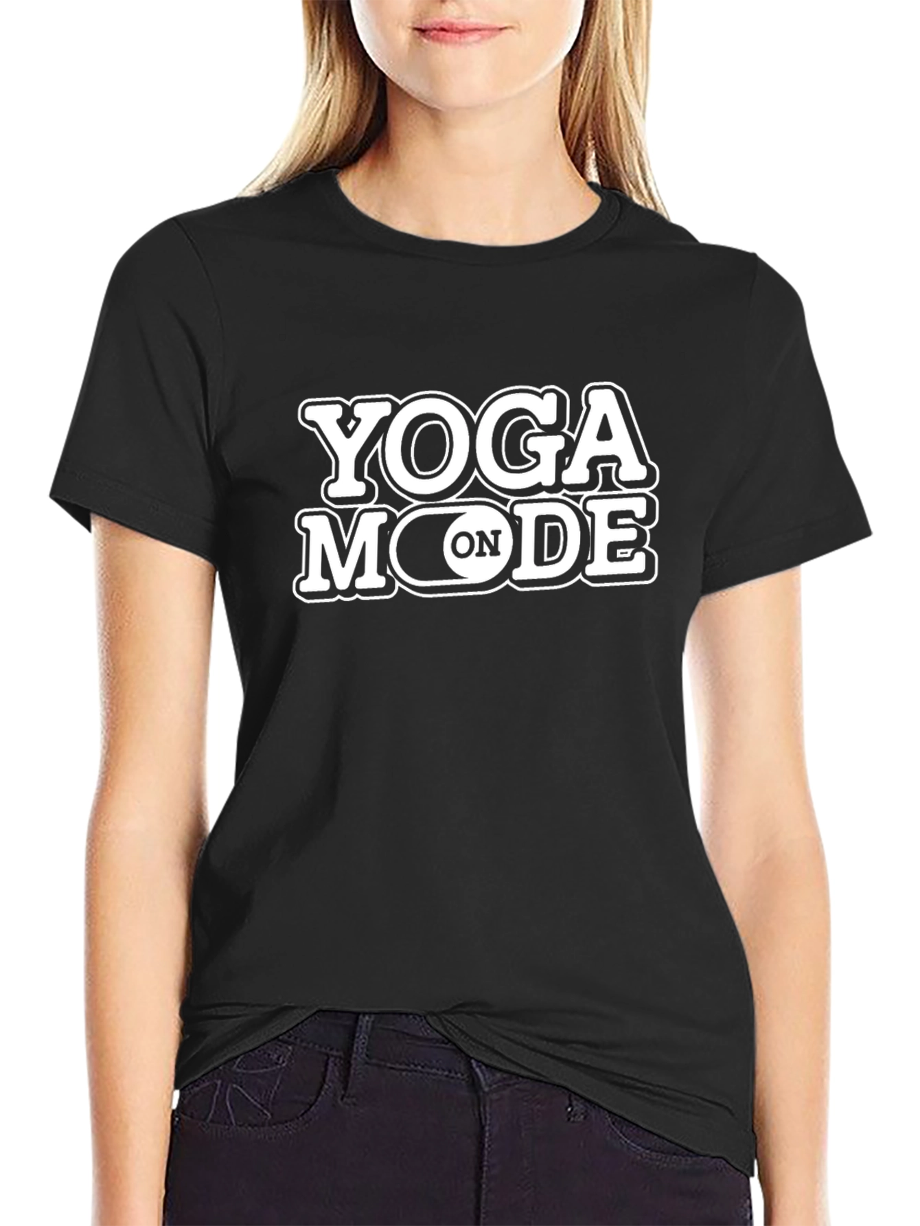 Yoga Mode On Graphic T-Shirt