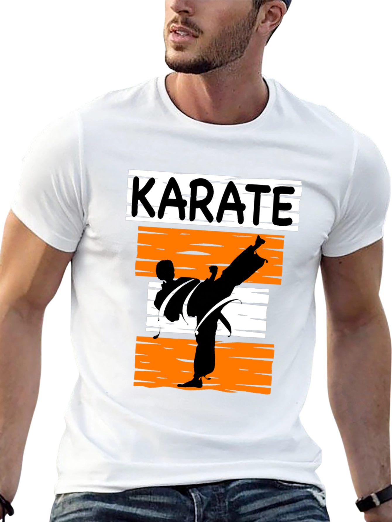 Karate Kick T-Shirt - Martial Arts Design