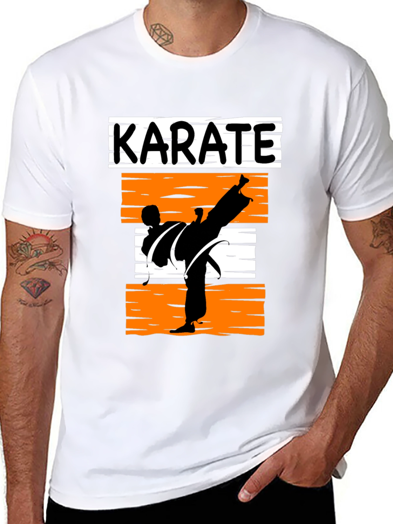 Karate Kick T-Shirt - Martial Arts Design