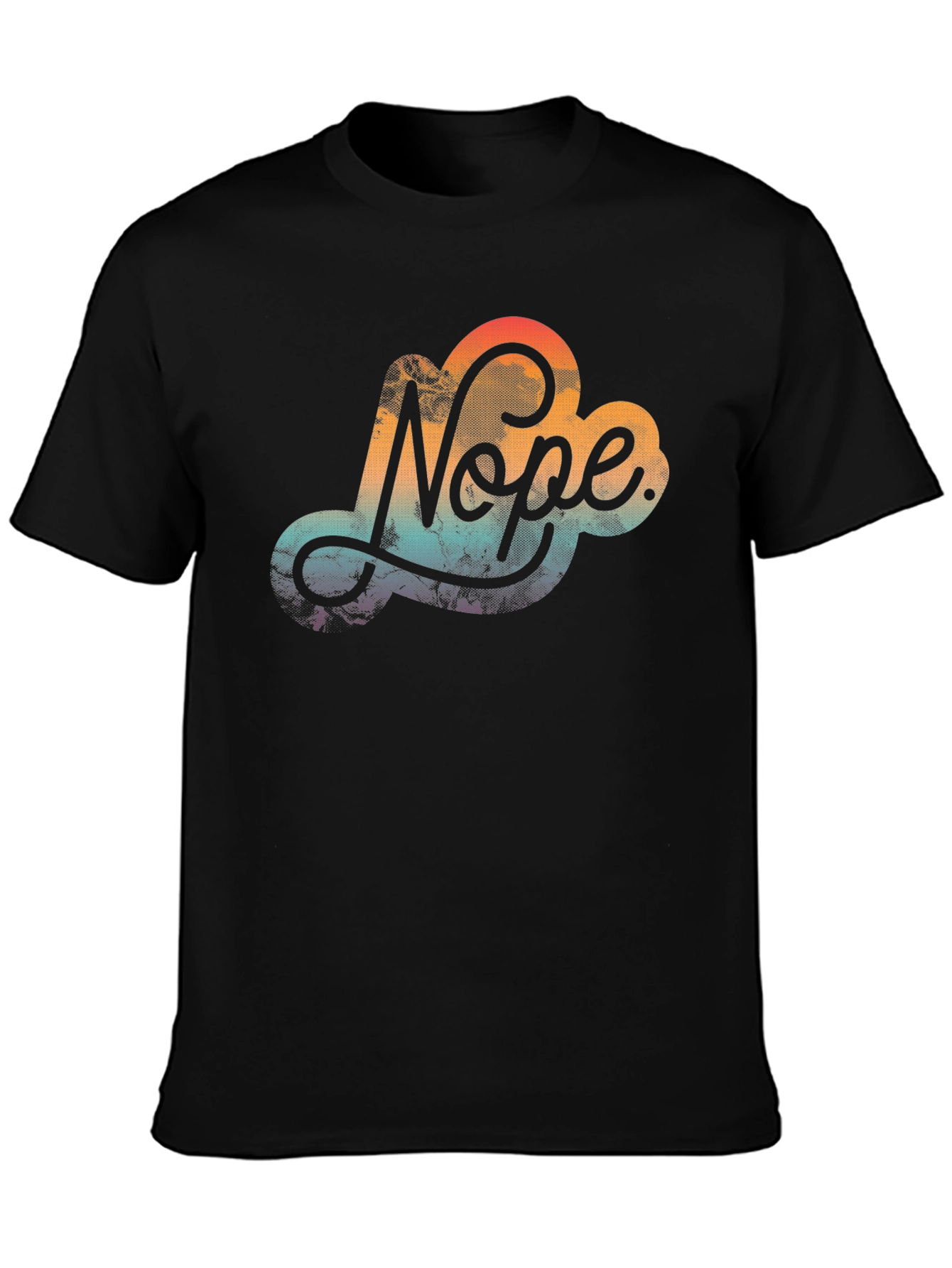 Nope Cloud Graphic Tee - Trendy Comfort