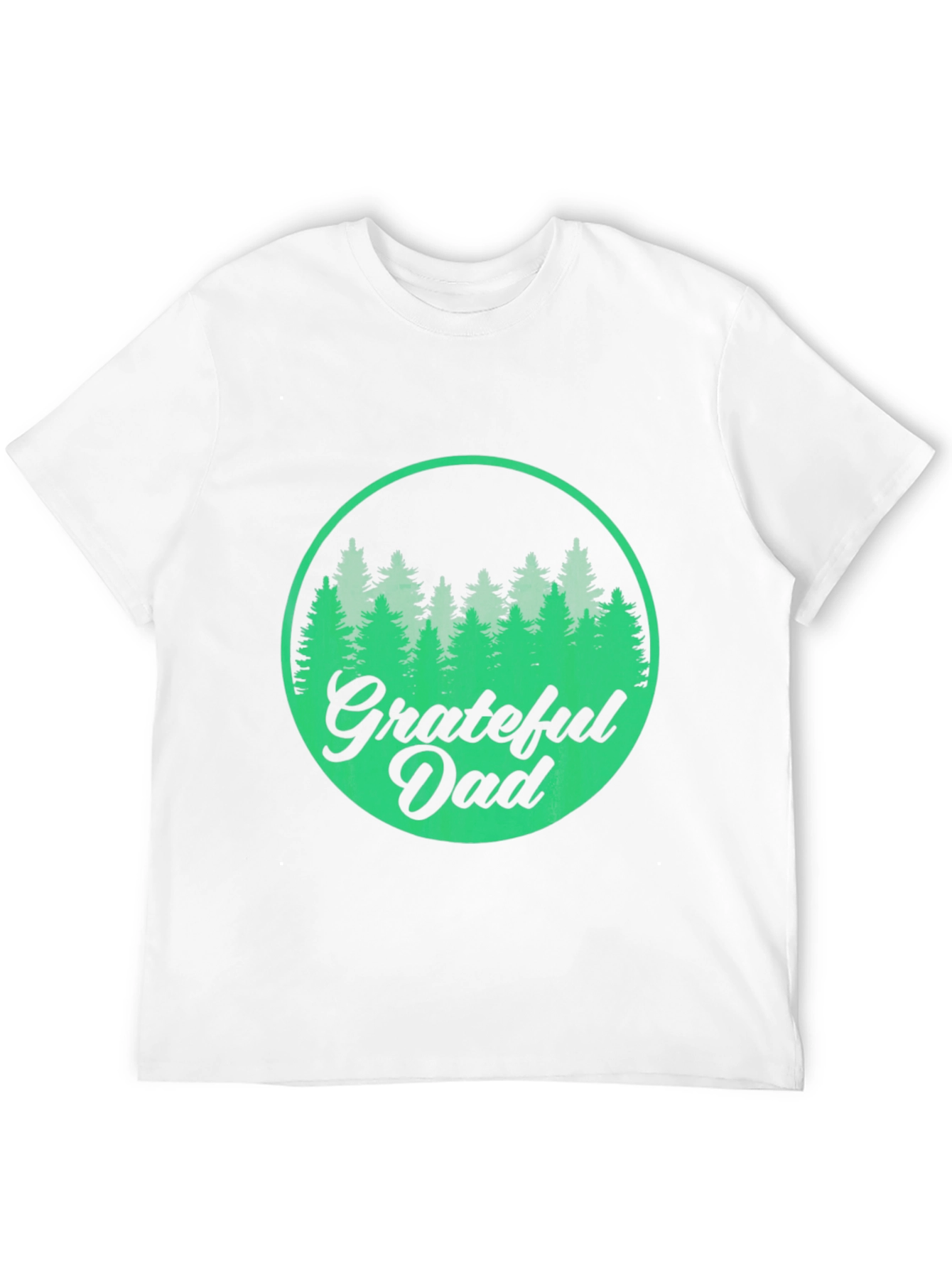 Grateful Dad Forest Graphic Tee - Black