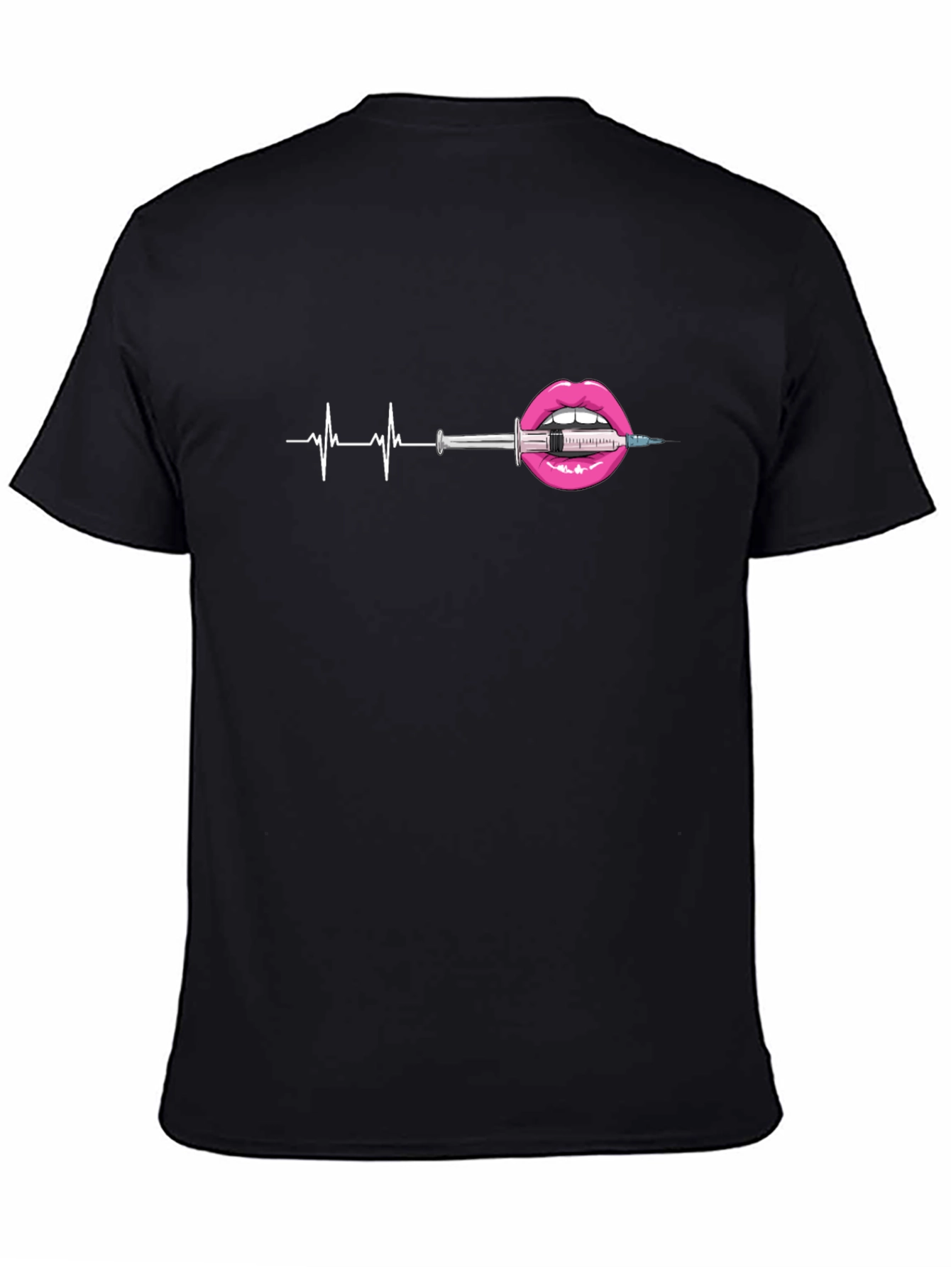 Heartbeat Lipstick Syringe Graphic Tee