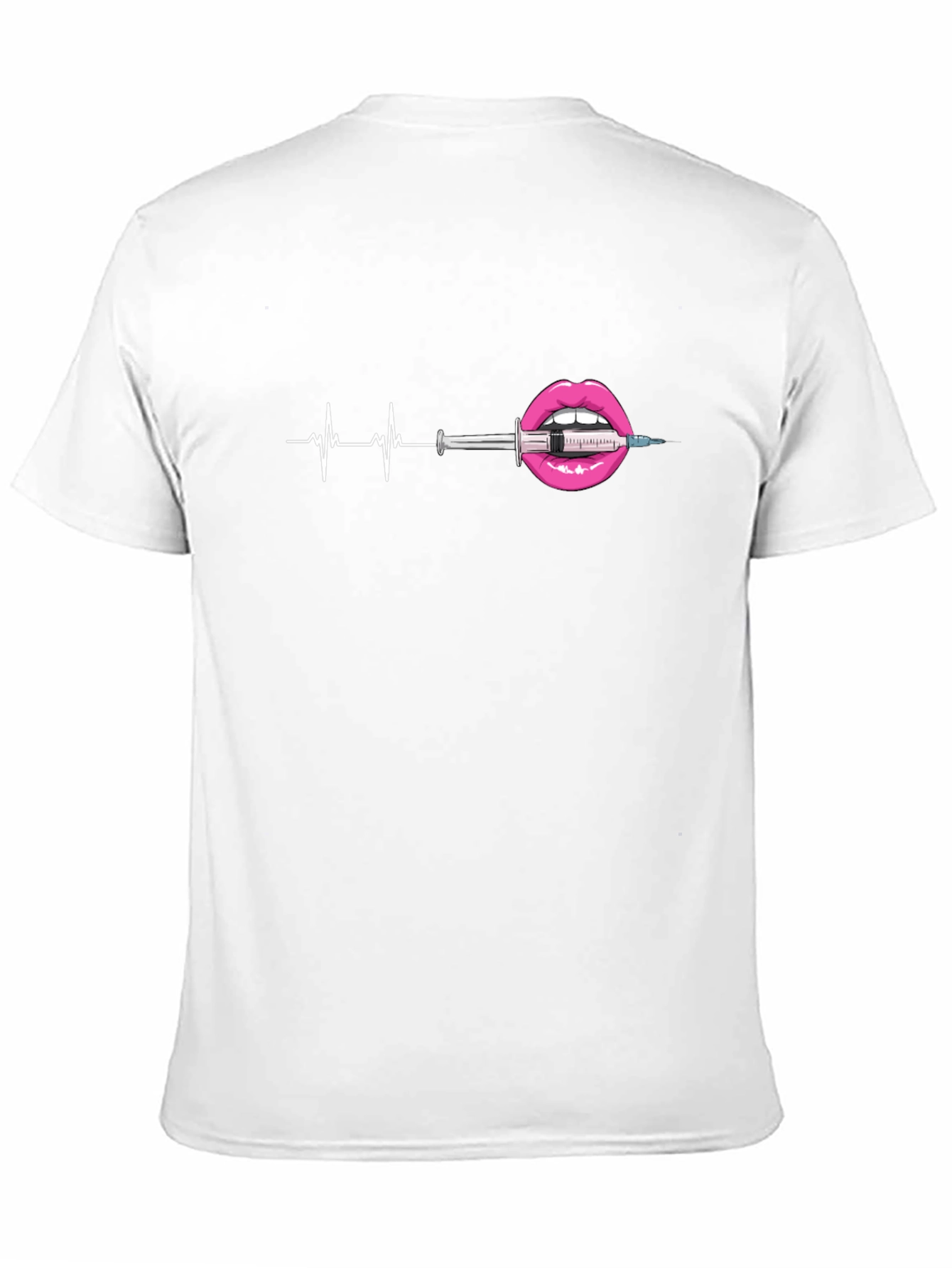 Heartbeat Lipstick Syringe Graphic Tee