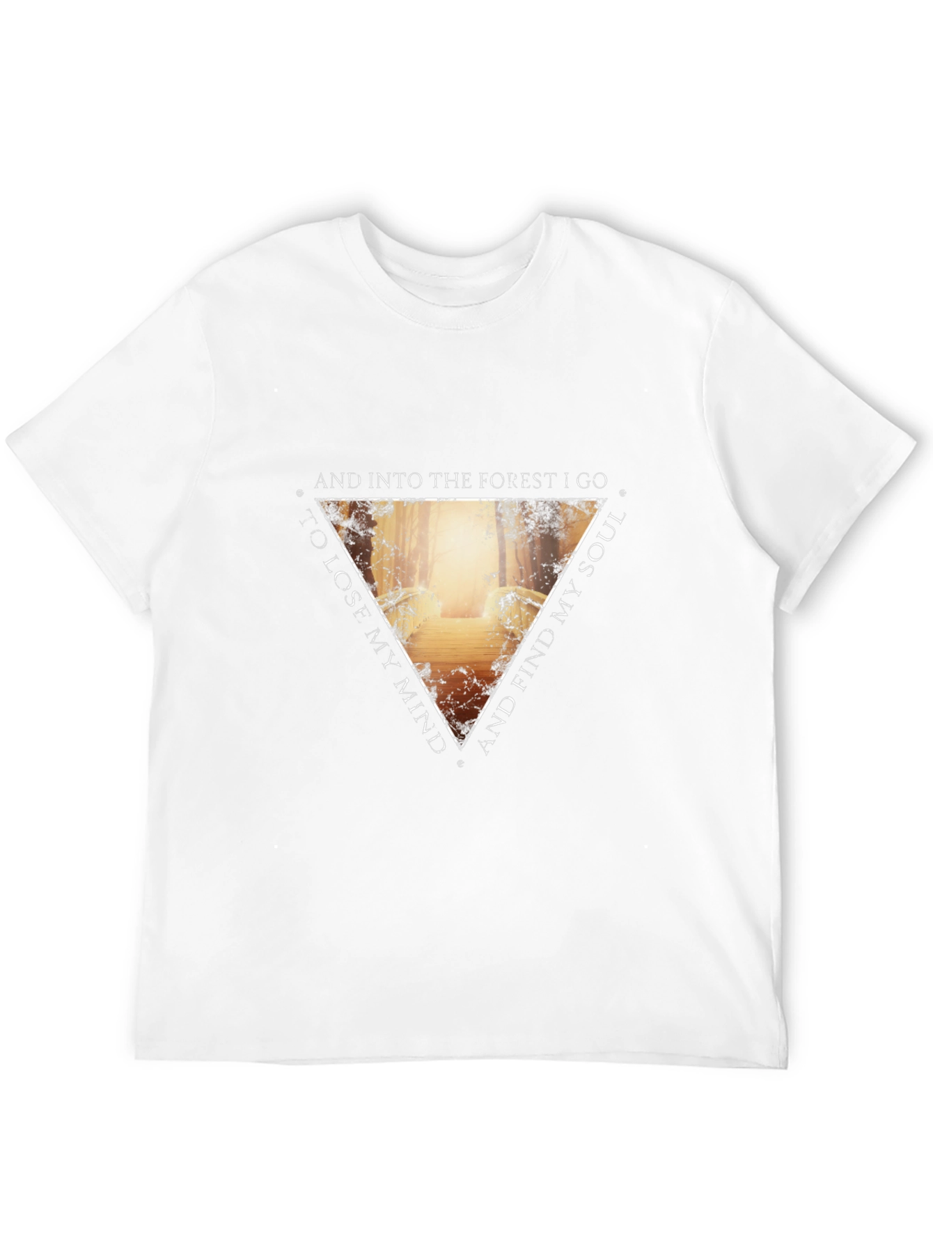 Forest Soul Mens Black Graphic Tee