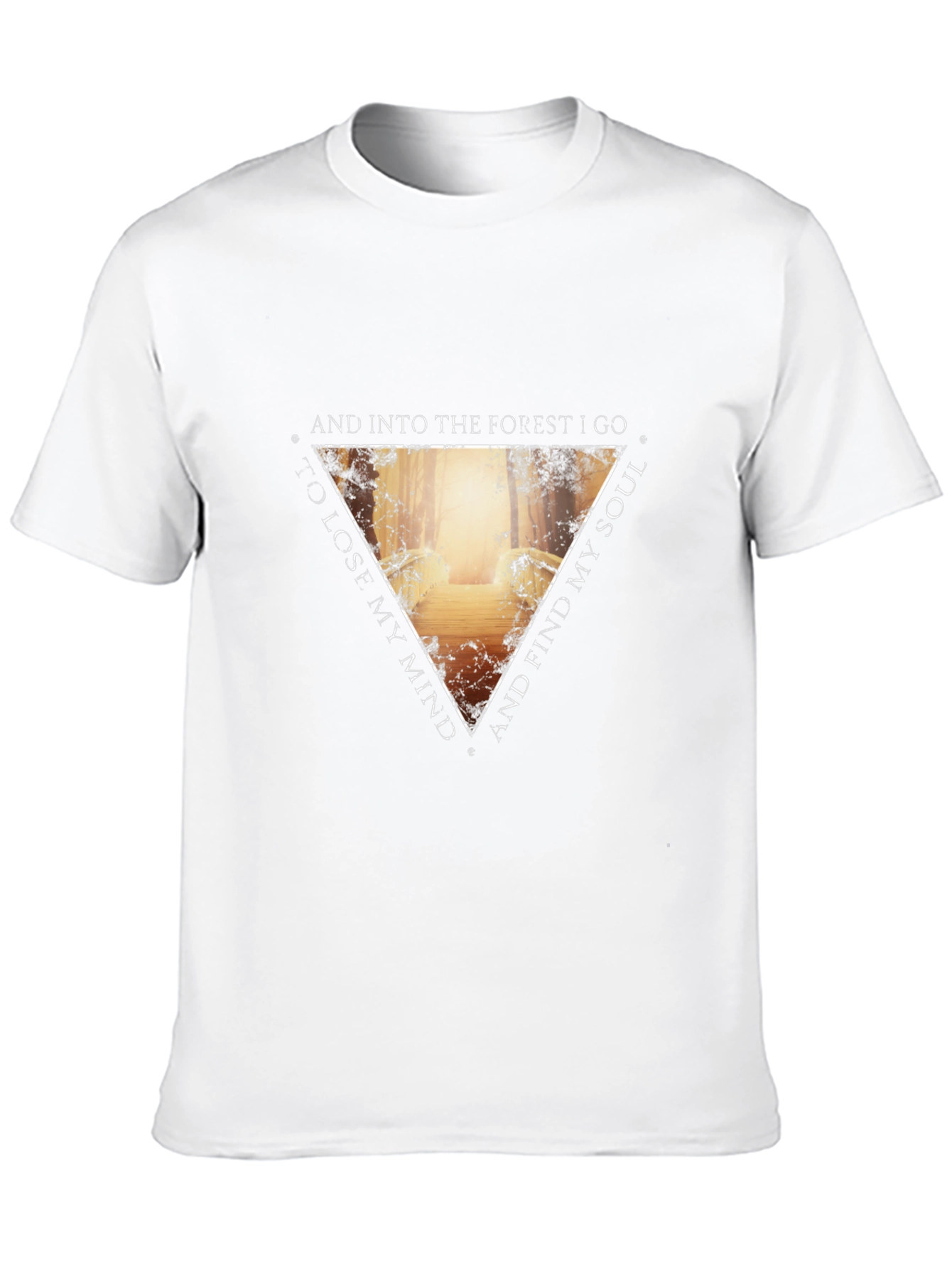 Forest Soul Mens Black Graphic Tee