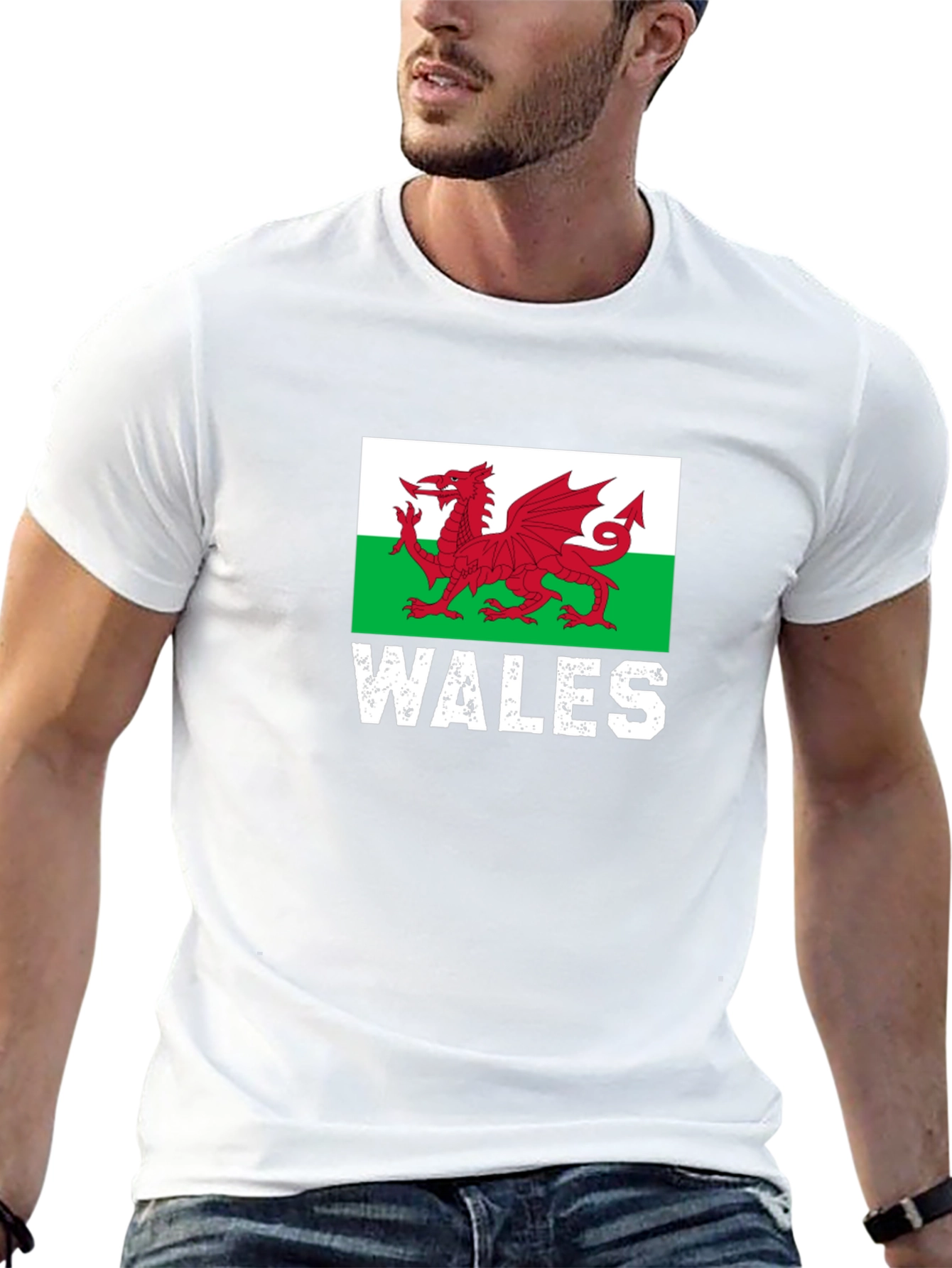 Welsh Flag Dragon T-Shirt - Wales Pride