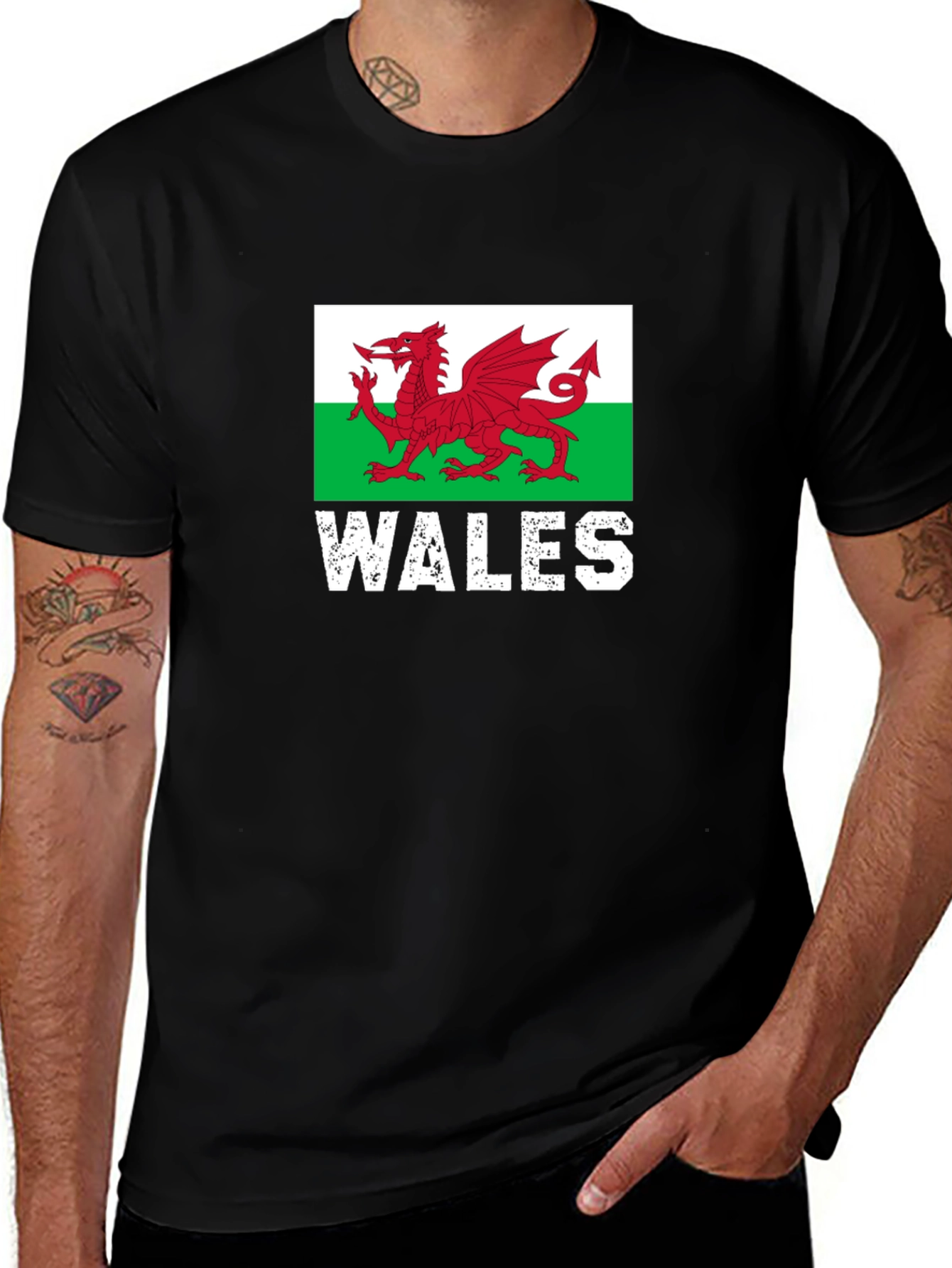 Welsh Flag Dragon T-Shirt - Wales Pride