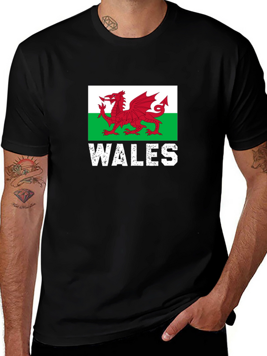 Welsh Flag Dragon T-Shirt - Wales Pride