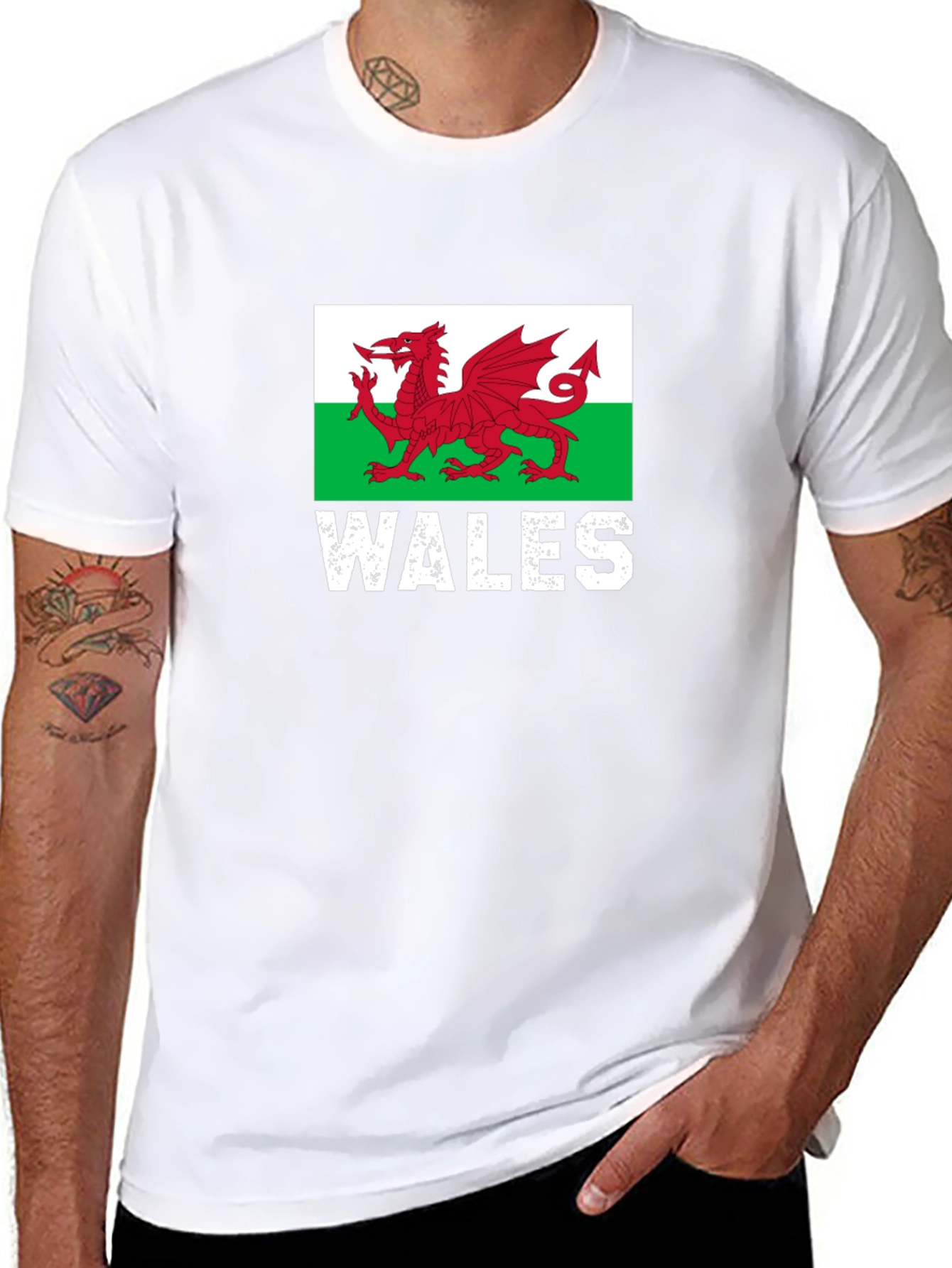 Welsh Flag Dragon T-Shirt - Wales Pride