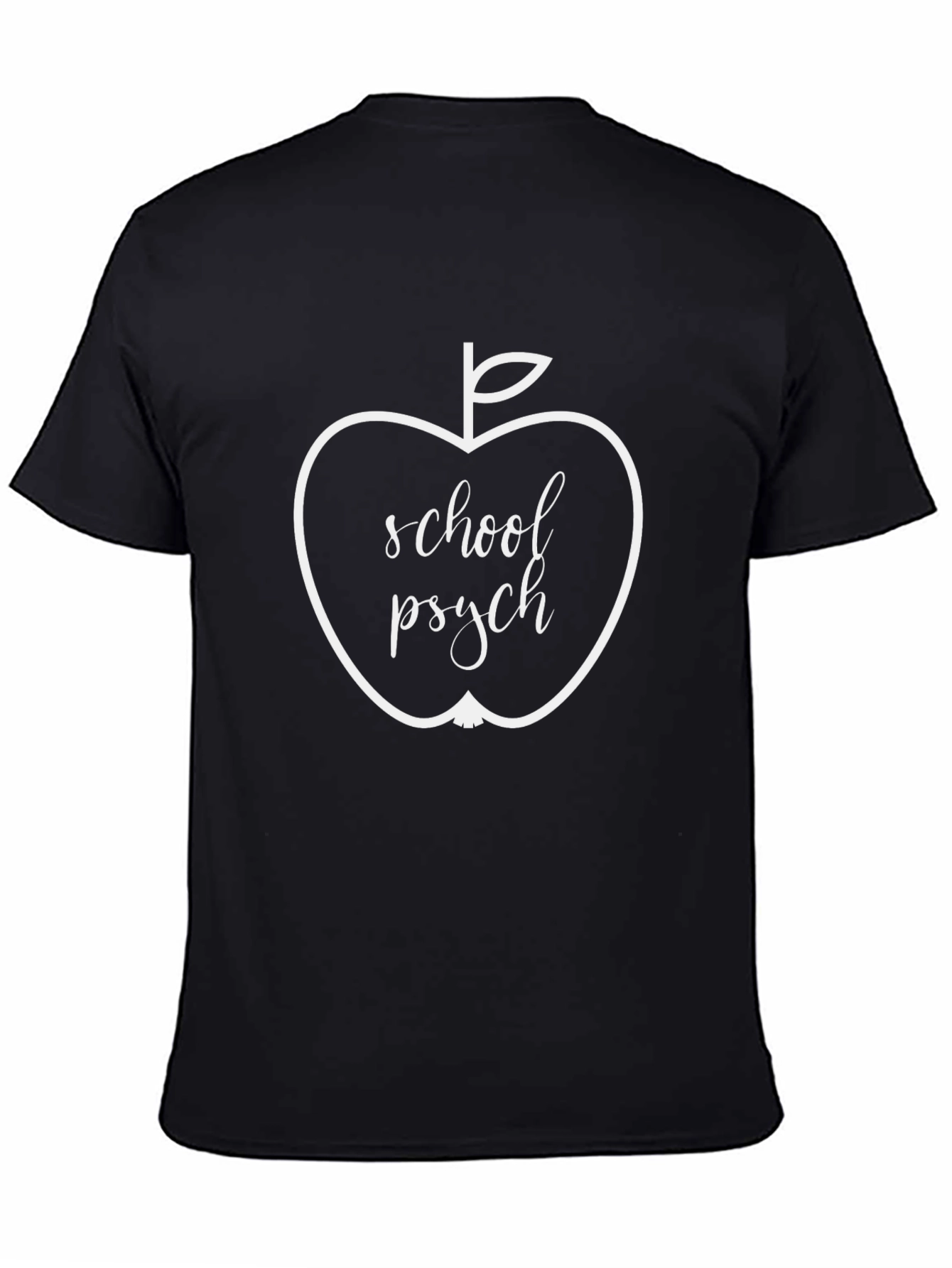 School Psych Apple T-Shirt - Teacher Appreciation Gift
