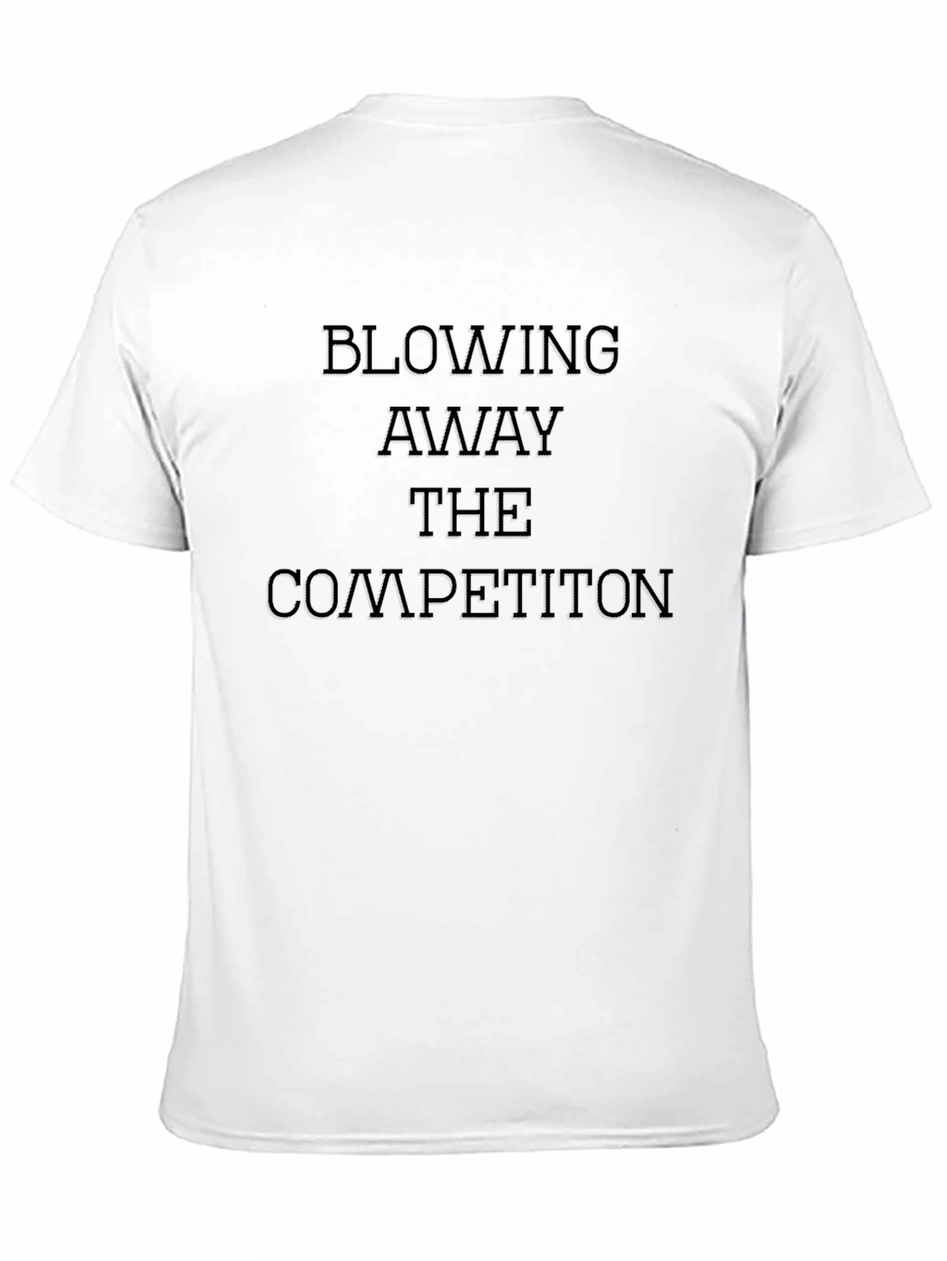 Blowing Away Competition Black Graphic Tee